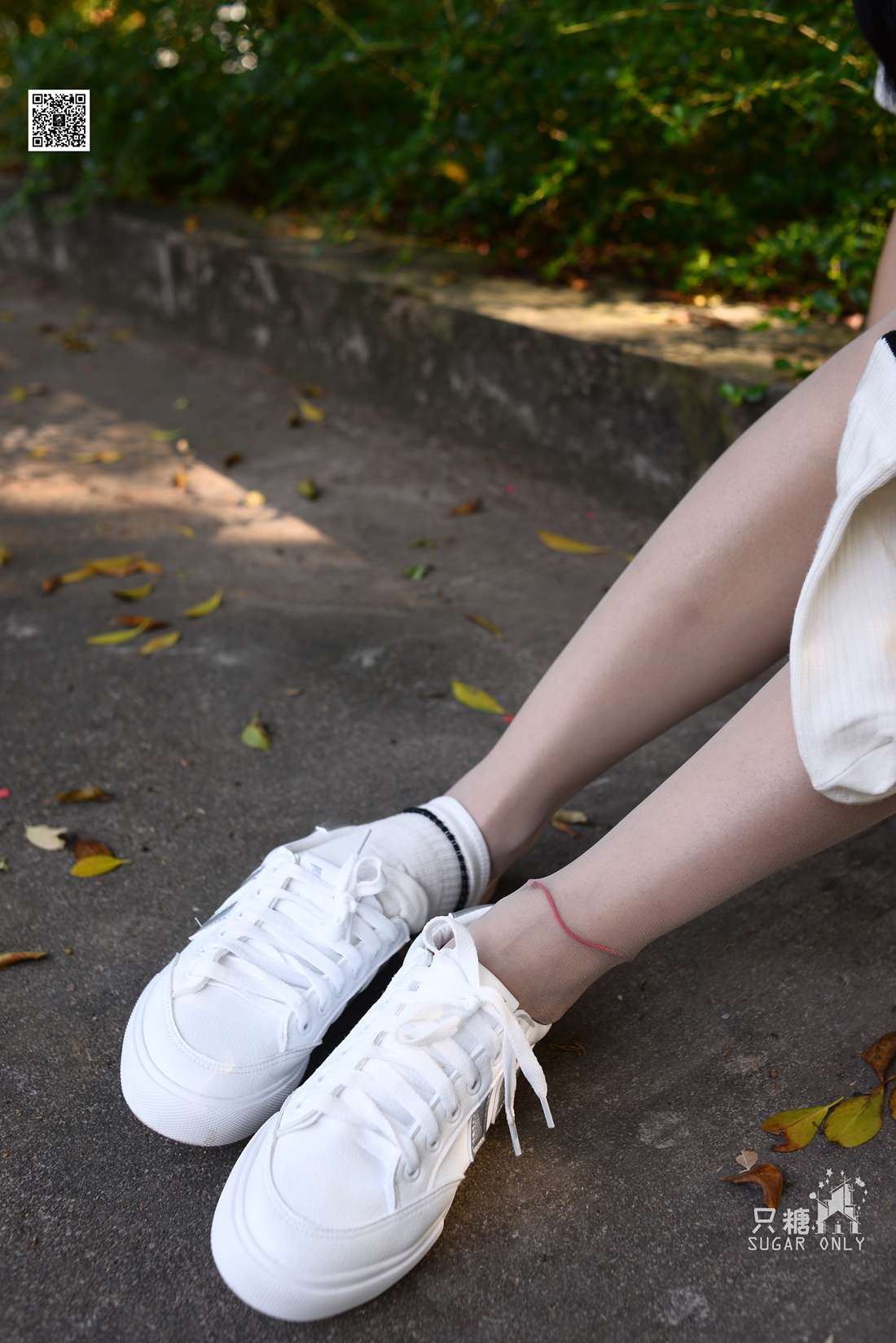 图片[55]-[只糖棉袜] NO.043 文文 包臀裙肉丝棉袜小白鞋 在线浏览 – 速更版-美库