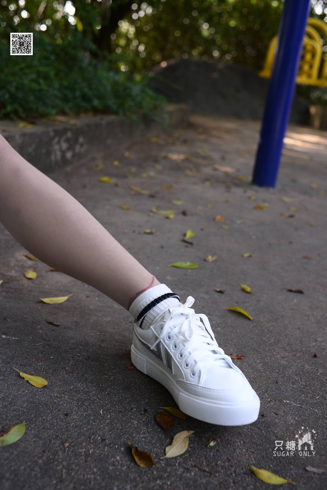 图片[242]-[只糖棉袜] NO.043 文文 包臀裙肉丝棉袜小白鞋 在线浏览 – 速更版-美库