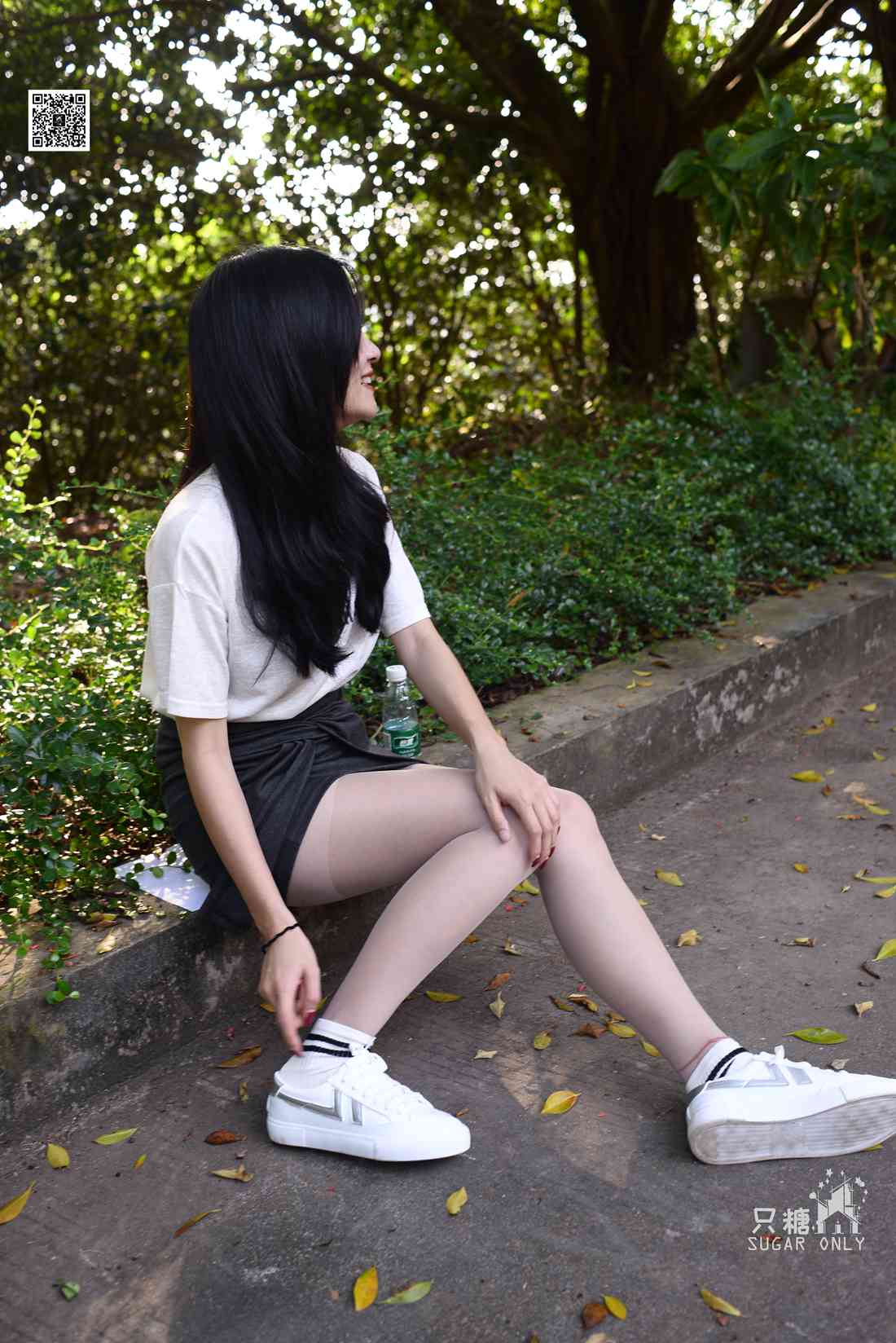 图片[158]-[只糖棉袜] NO.043 文文 包臀裙肉丝棉袜小白鞋 在线浏览 – 速更版-美库