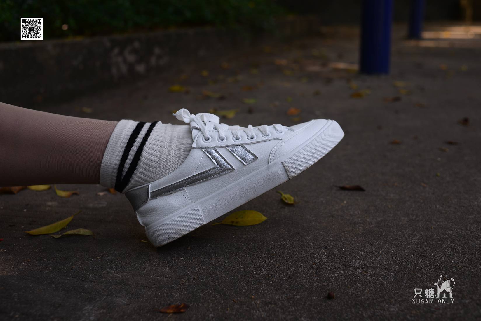 图片[12]-[只糖棉袜] NO.043 文文 包臀裙肉丝棉袜小白鞋 在线浏览 – 速更版-美库