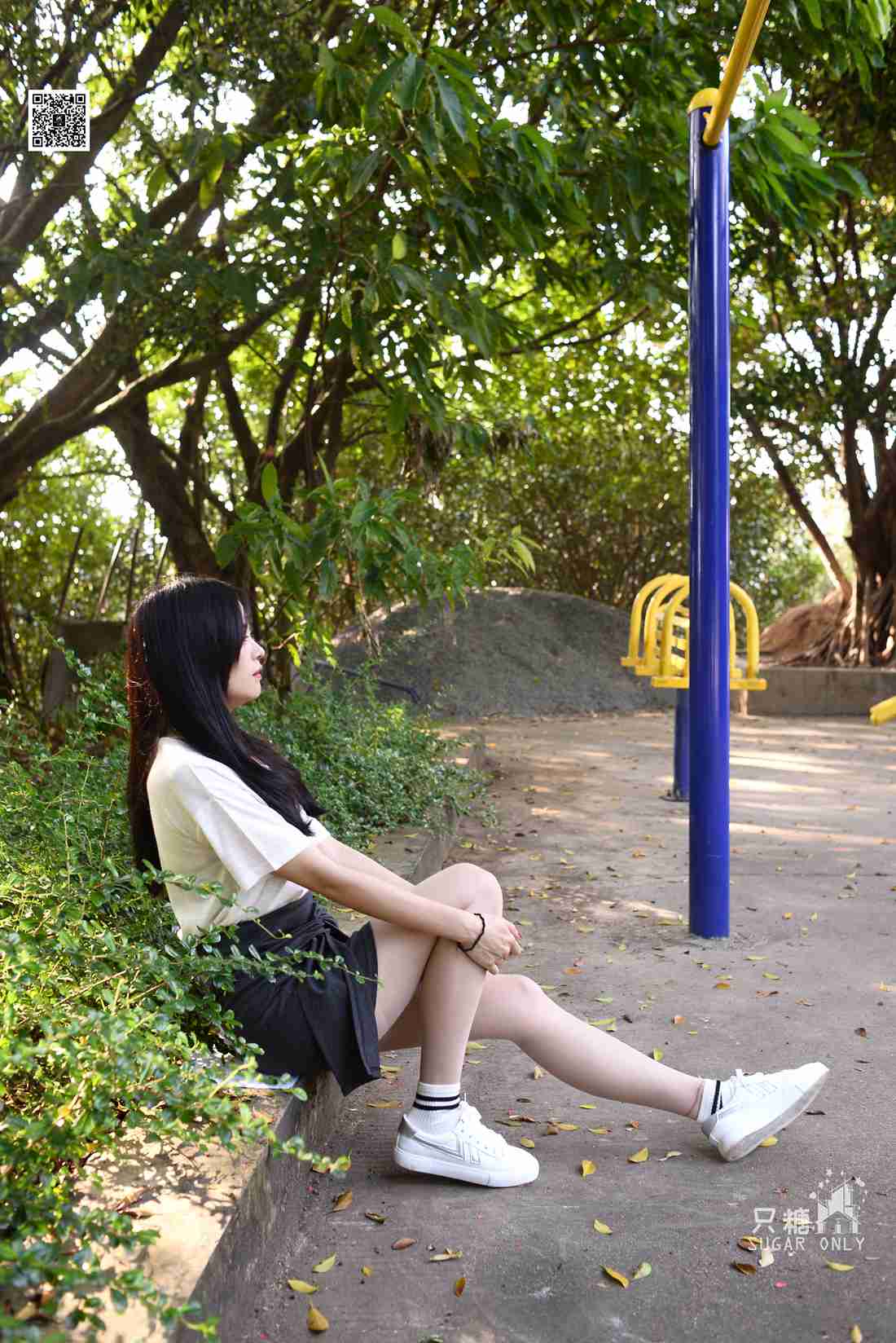 图片[57]-[只糖棉袜] NO.043 文文 包臀裙肉丝棉袜小白鞋 在线浏览 – 速更版-美库