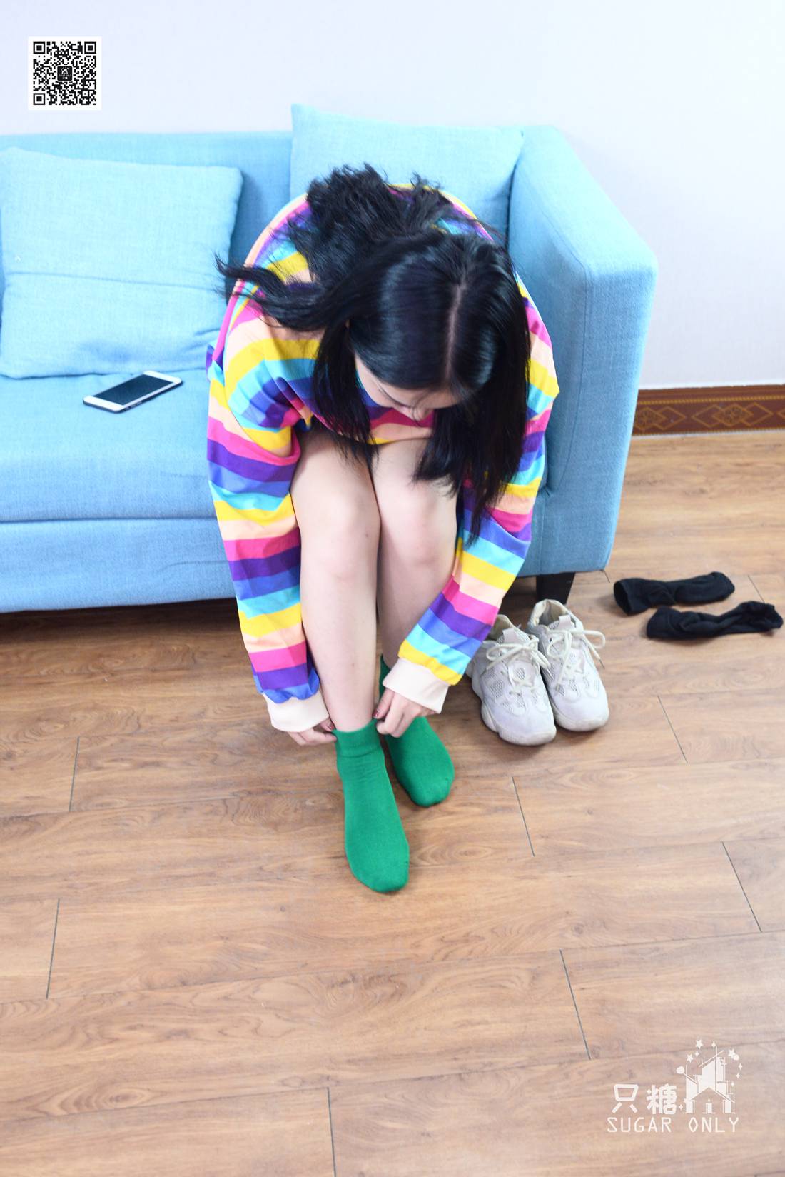 图片[104]-[只糖棉袜] NO.045 野鹿 彩虹糖给我一颗好不好 在线浏览 – 速更版-美库