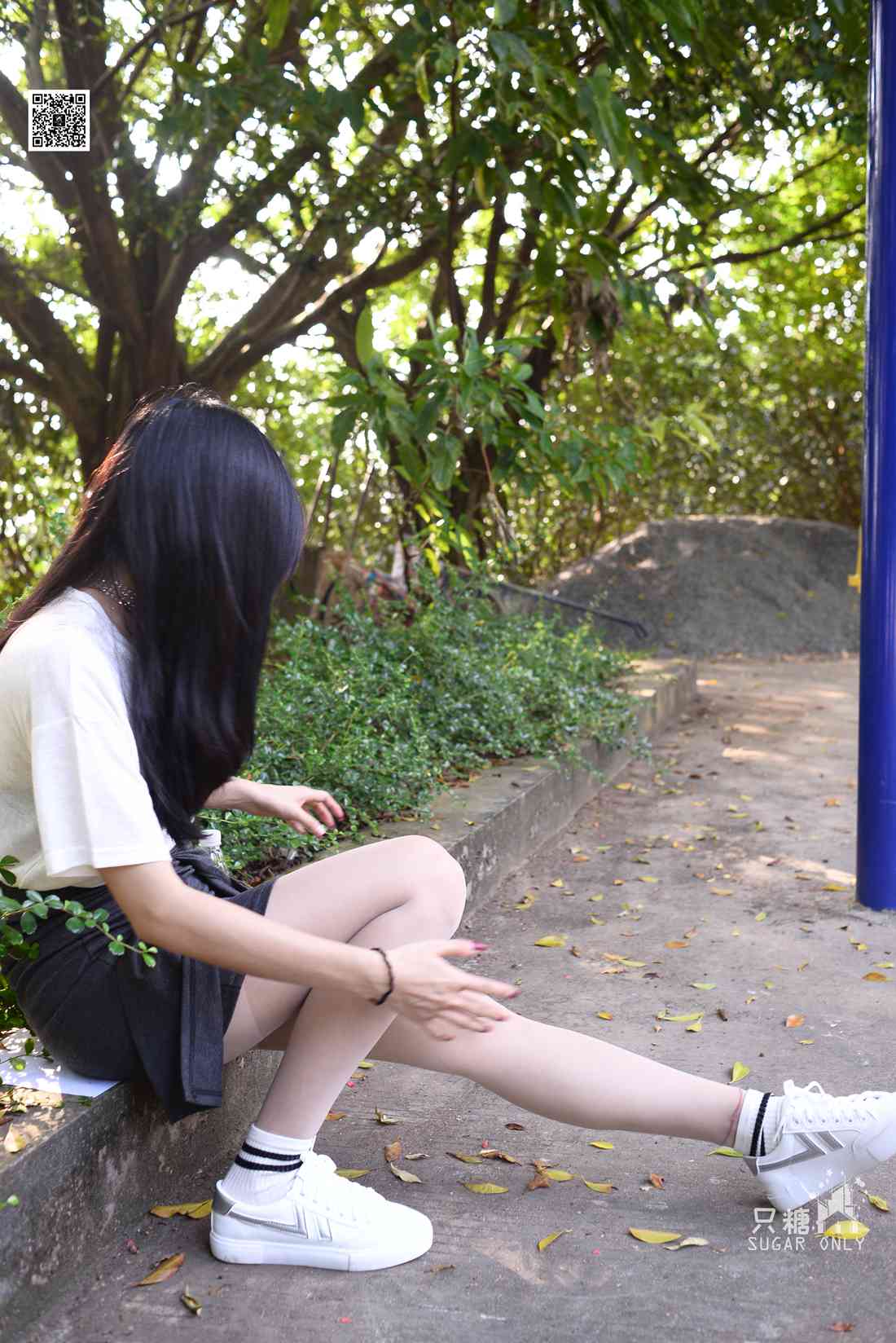 图片[84]-[只糖棉袜] NO.043 文文 包臀裙肉丝棉袜小白鞋 在线浏览 – 速更版-美库