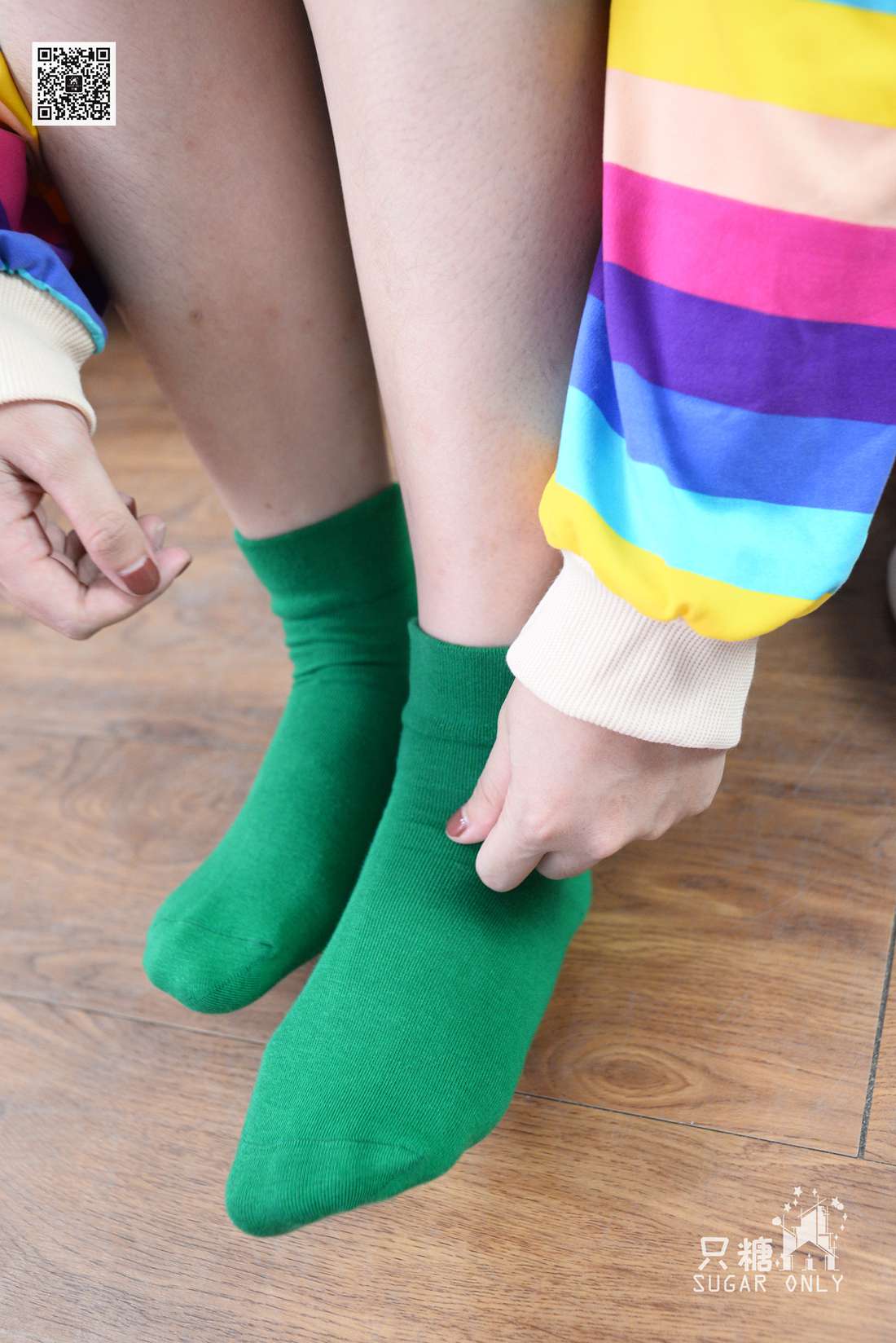 图片[3]-[只糖棉袜] NO.045 野鹿 彩虹糖给我一颗好不好 在线浏览 – 速更版-美库