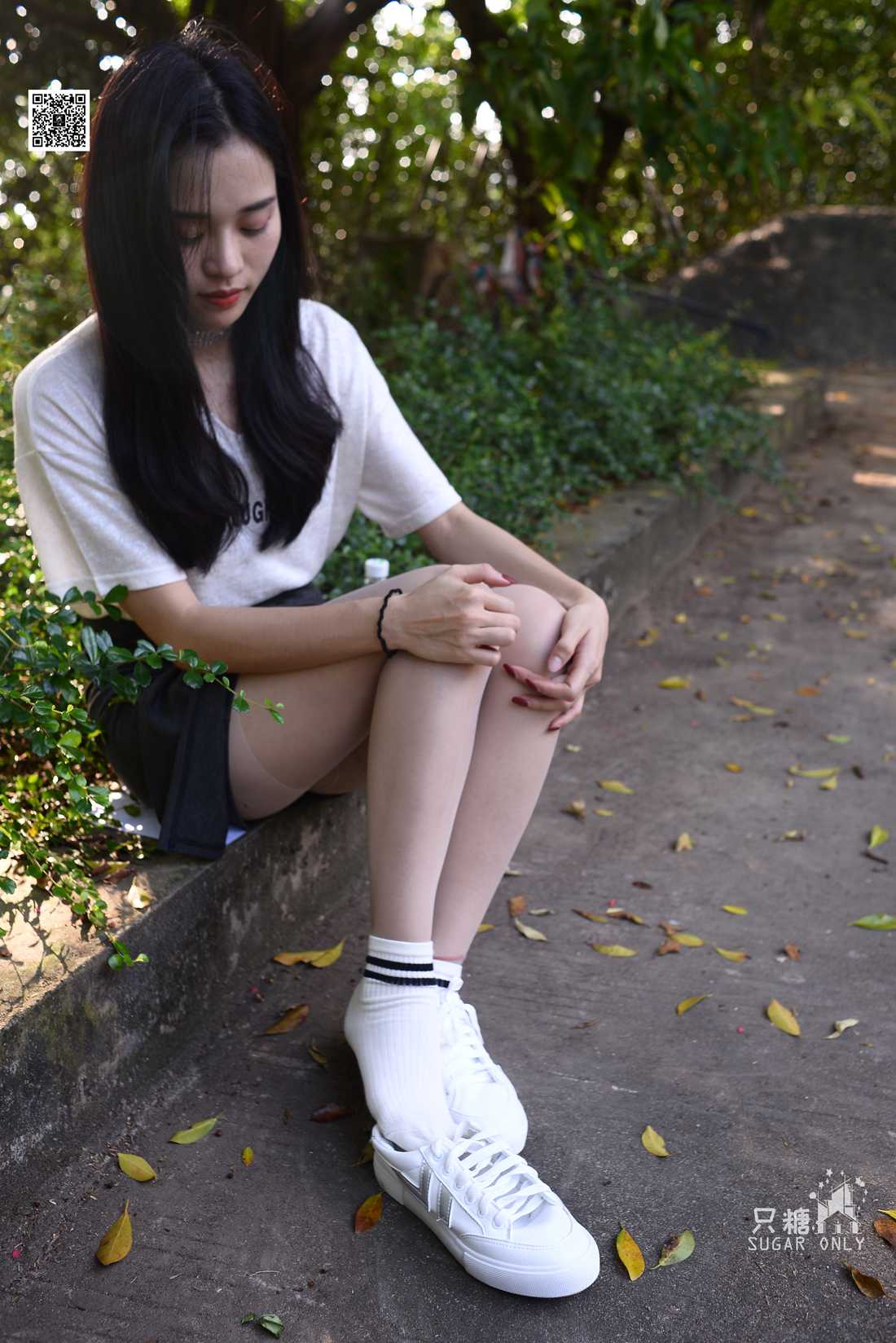 图片[120]-[只糖棉袜] NO.043 文文 包臀裙肉丝棉袜小白鞋 在线浏览 – 速更版-美库
