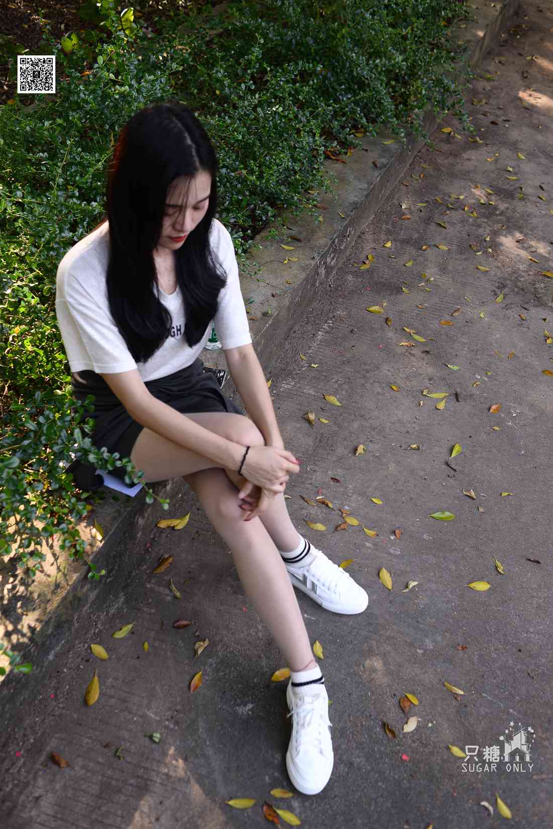 图片[165]-[只糖棉袜] NO.043 文文 包臀裙肉丝棉袜小白鞋 在线浏览 – 速更版-美库