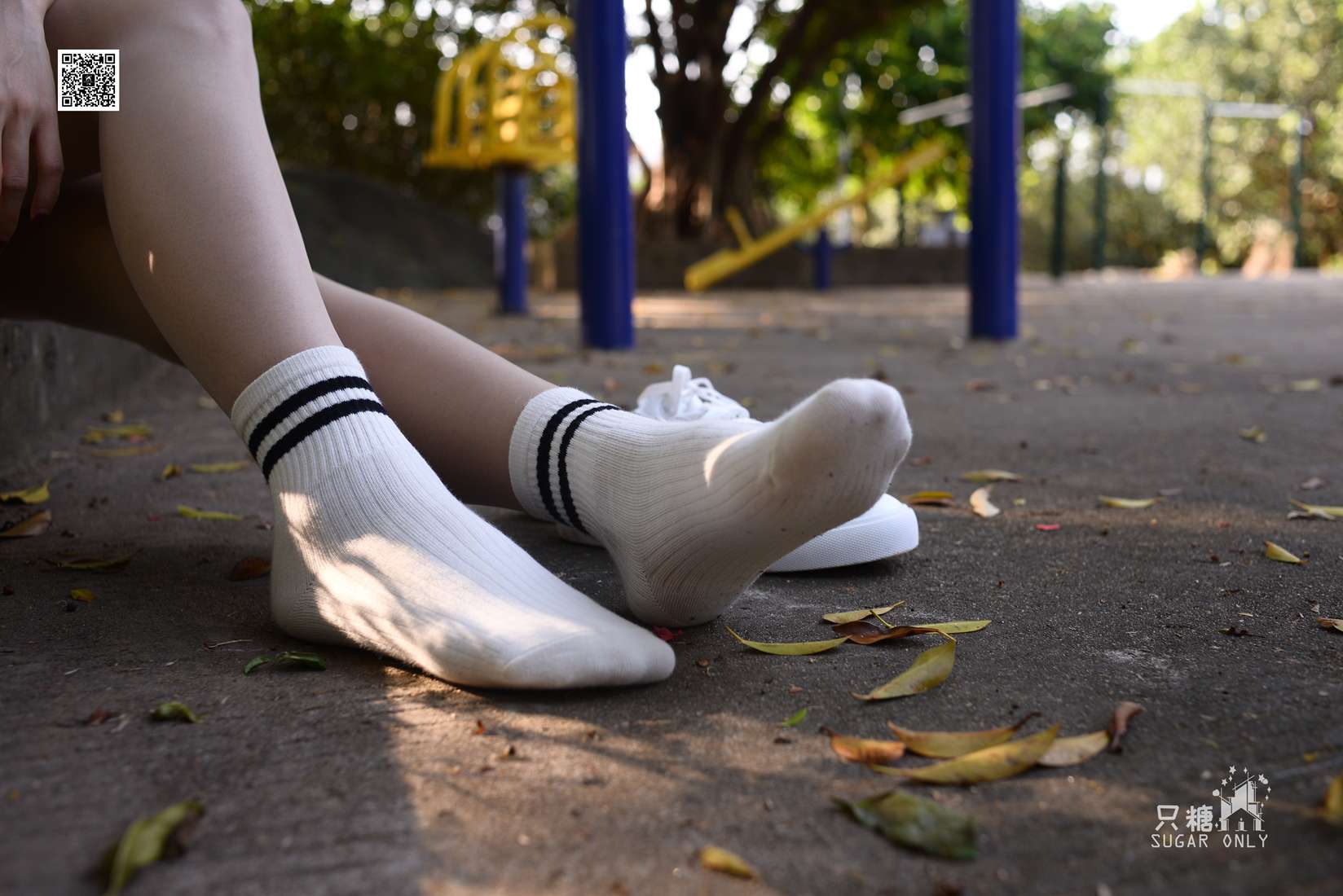 图片[110]-[只糖棉袜] NO.043 文文 包臀裙肉丝棉袜小白鞋 在线浏览 – 速更版-美库