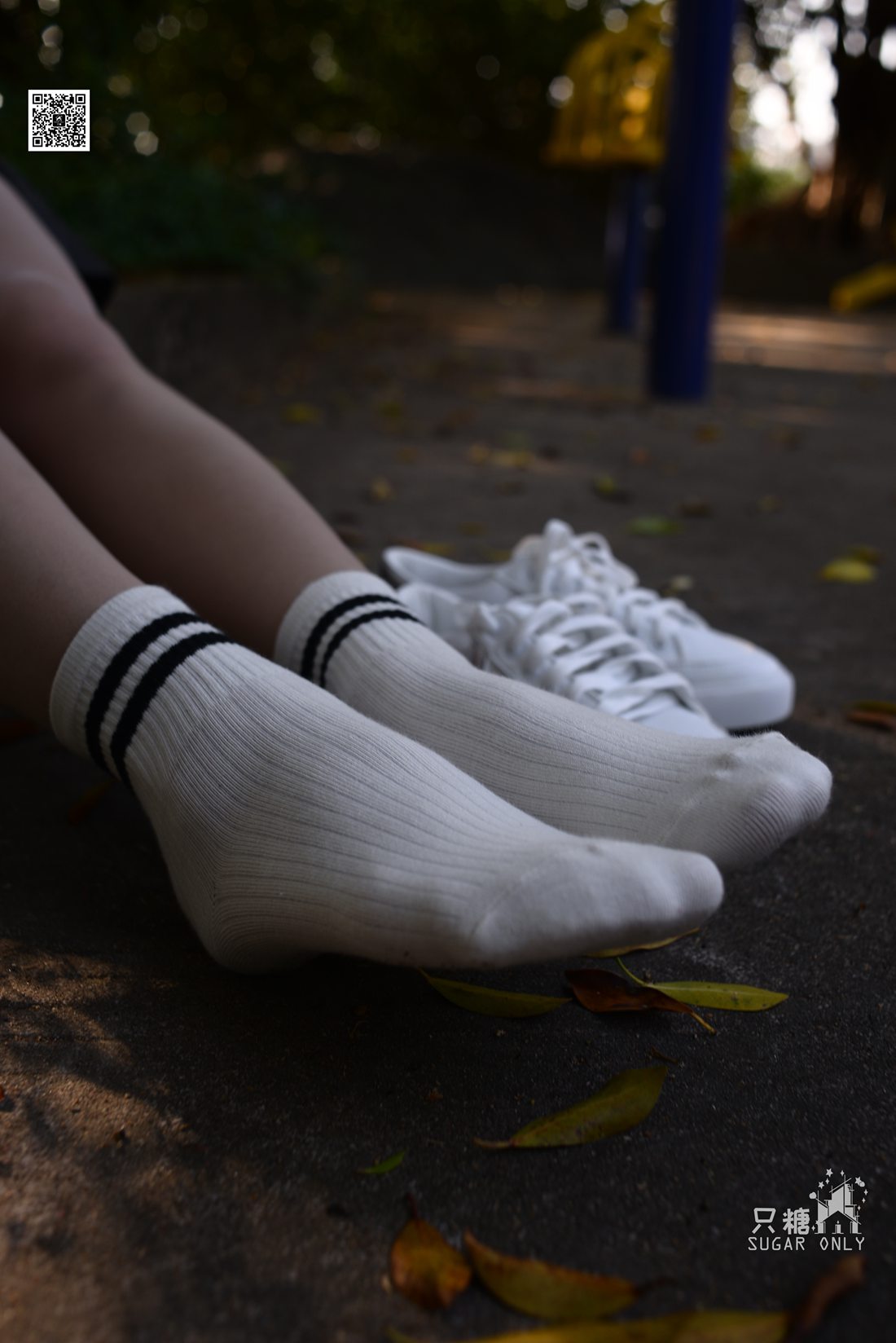 图片[237]-[只糖棉袜] NO.043 文文 包臀裙肉丝棉袜小白鞋 在线浏览 – 速更版-美库