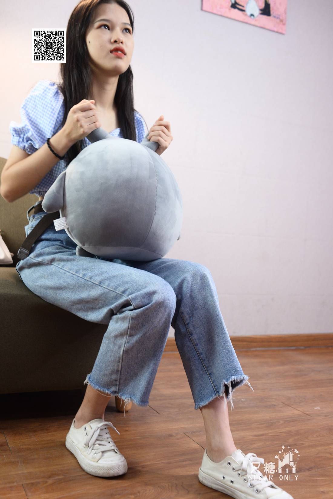 图片[186]-[只糖棉袜] NO.049 小白鞋里的一抹红 在线浏览 – 速更版-美库