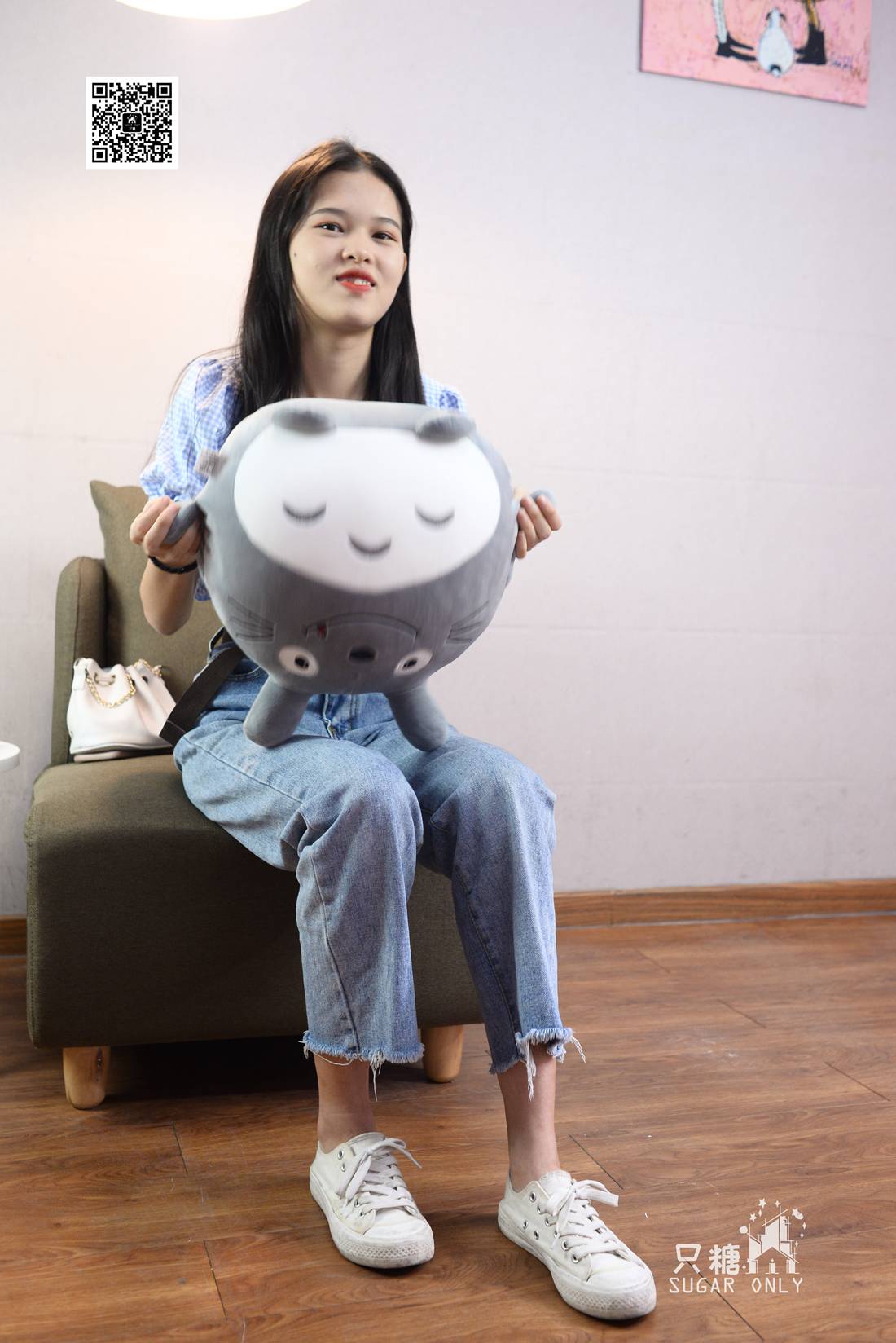 图片[196]-[只糖棉袜] NO.049 小白鞋里的一抹红 在线浏览 – 速更版-美库