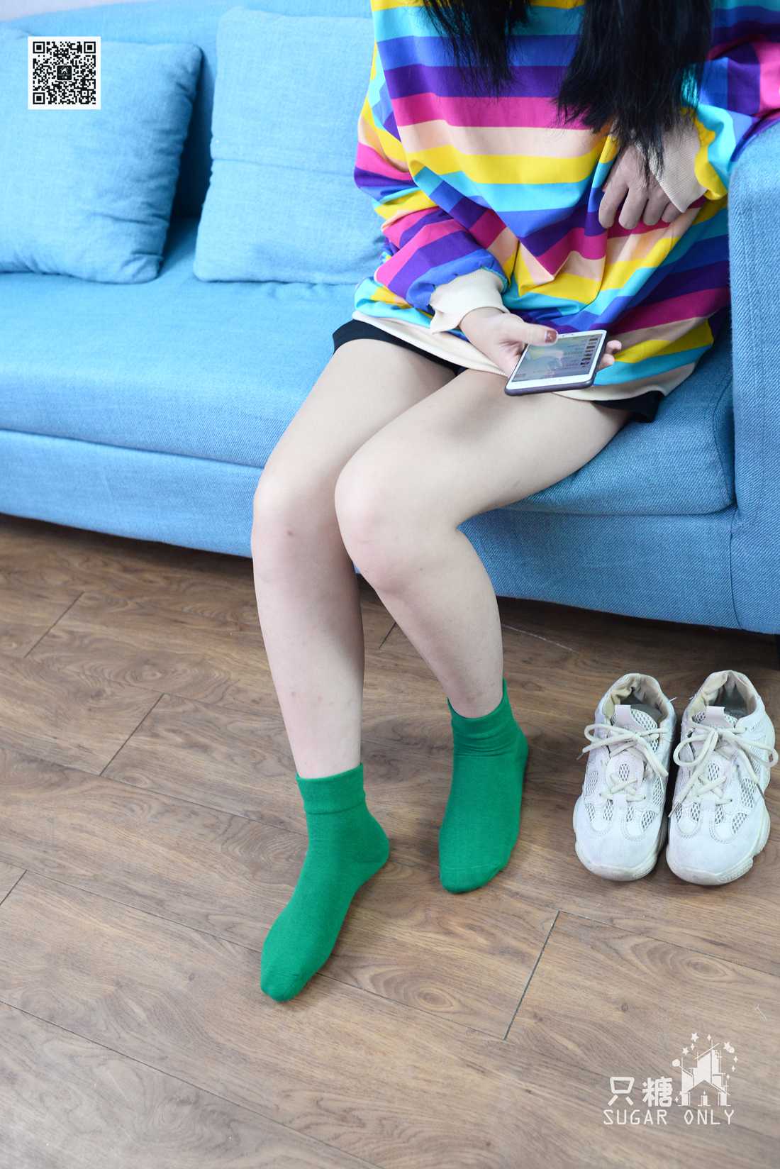 图片[130]-[只糖棉袜] NO.045 野鹿 彩虹糖给我一颗好不好 在线浏览 – 速更版-美库
