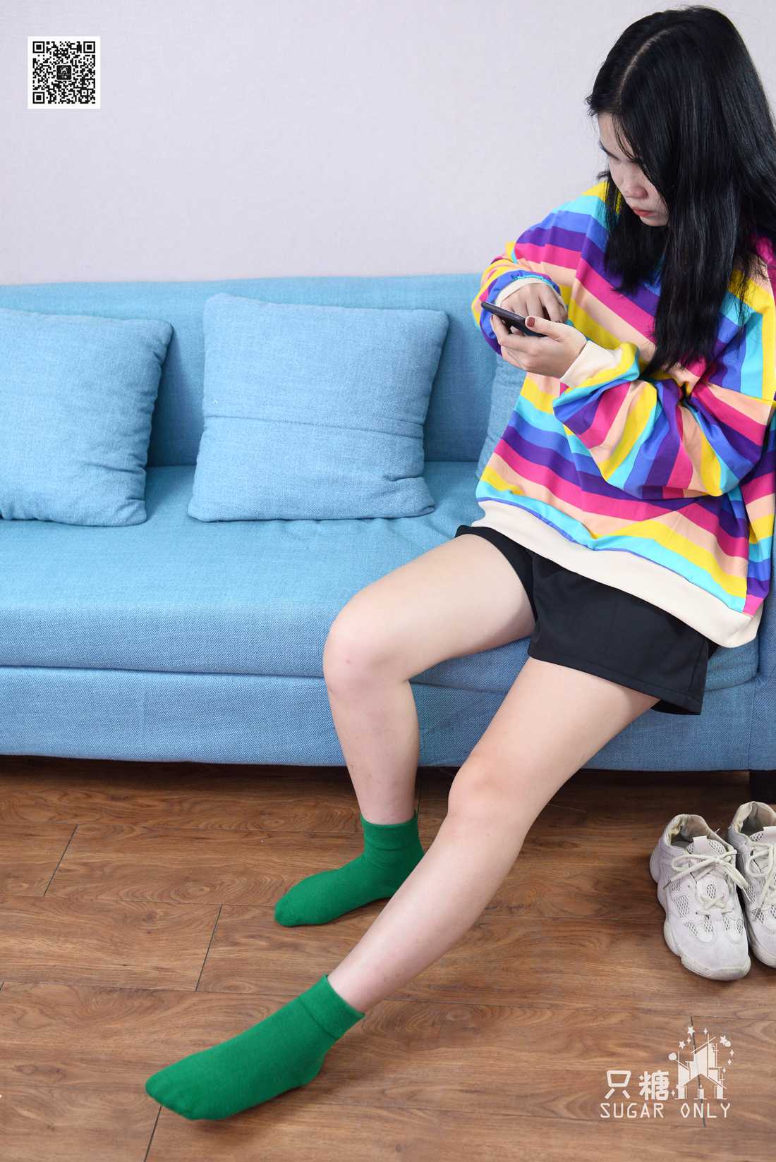 图片[279]-[只糖棉袜] NO.045 野鹿 彩虹糖给我一颗好不好 在线浏览 – 速更版-美库