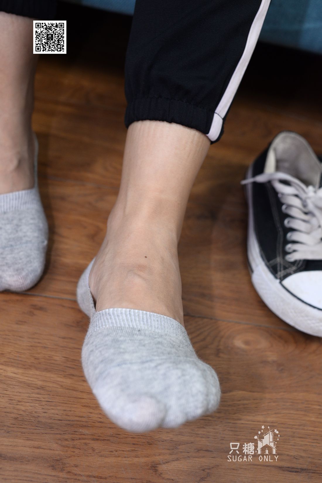图片[202]-[只糖棉袜] NO.050 帆布鞋配黑色运动裤 在线浏览 – 速更版-美库