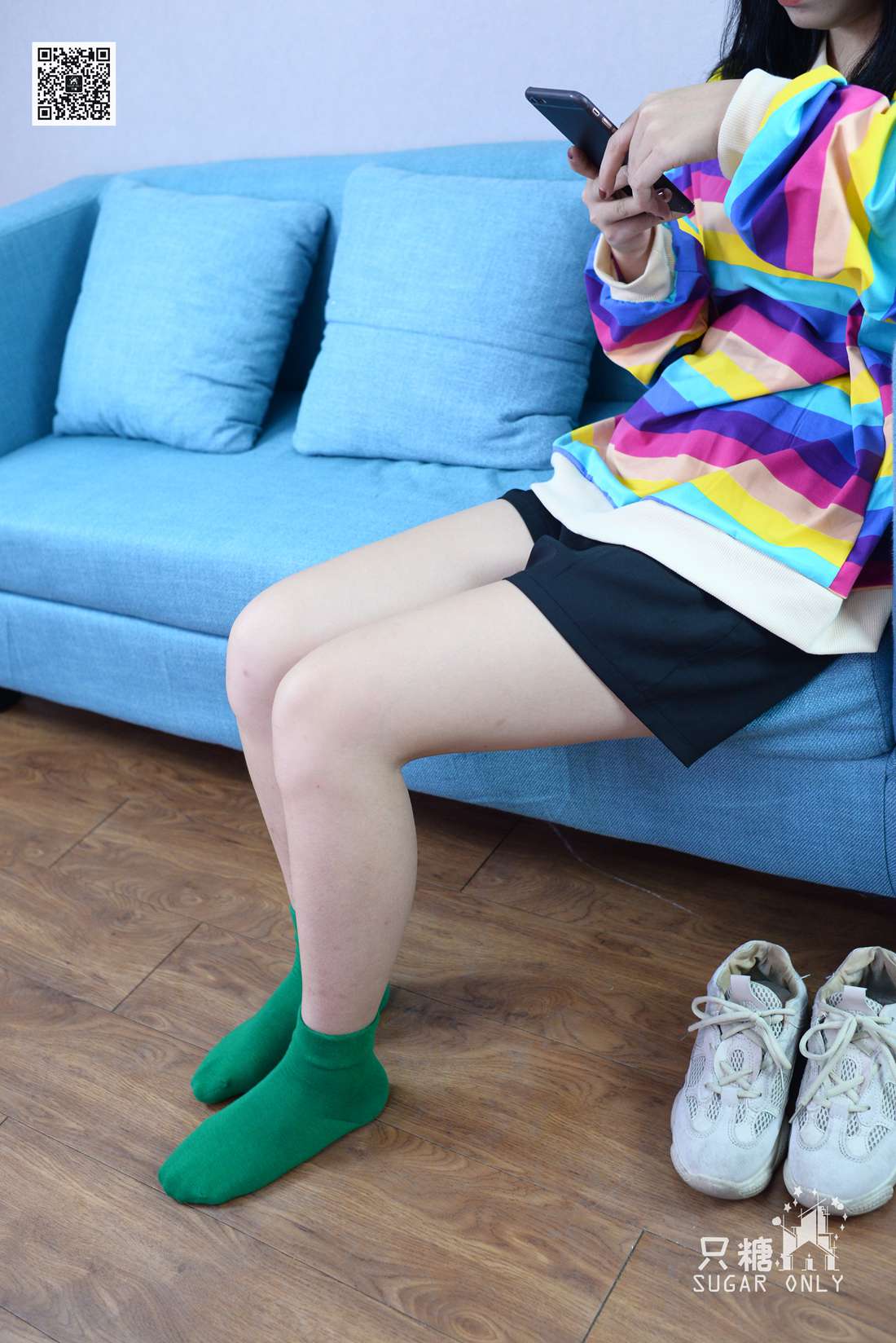 图片[257]-[只糖棉袜] NO.045 野鹿 彩虹糖给我一颗好不好 在线浏览 – 速更版-美库