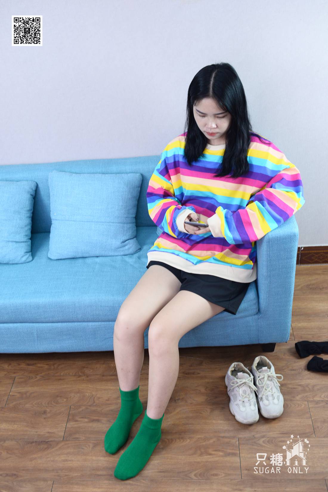 图片[214]-[只糖棉袜] NO.045 野鹿 彩虹糖给我一颗好不好 在线浏览 – 速更版-美库