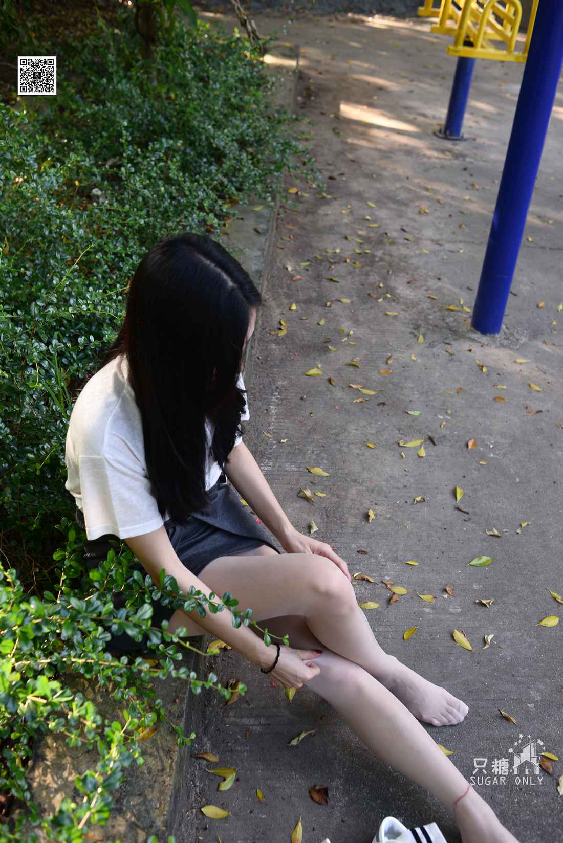 图片[181]-[只糖棉袜] NO.043 文文 包臀裙肉丝棉袜小白鞋 在线浏览 – 速更版-美库