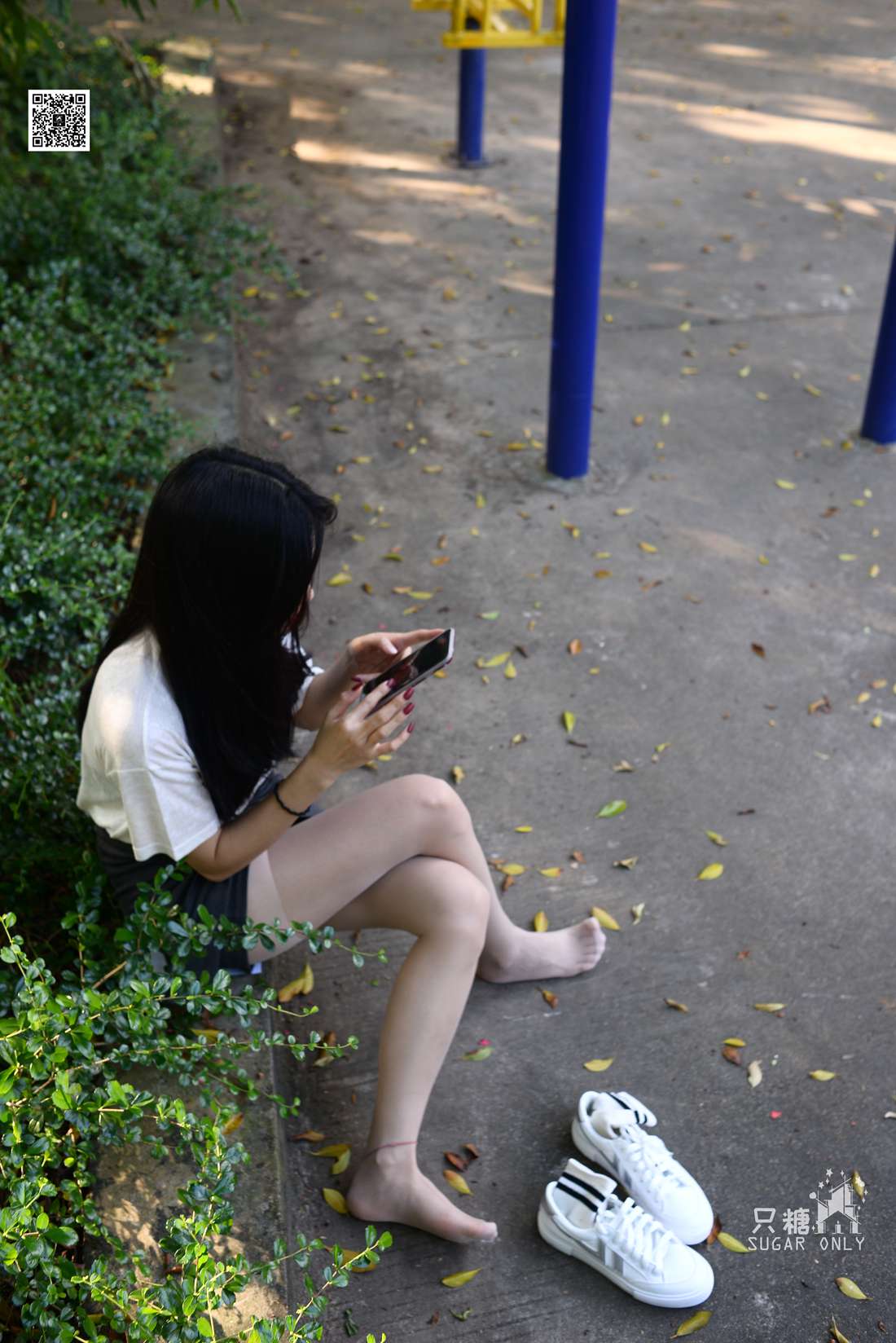 图片[94]-[只糖棉袜] NO.043 文文 包臀裙肉丝棉袜小白鞋 在线浏览 – 速更版-美库