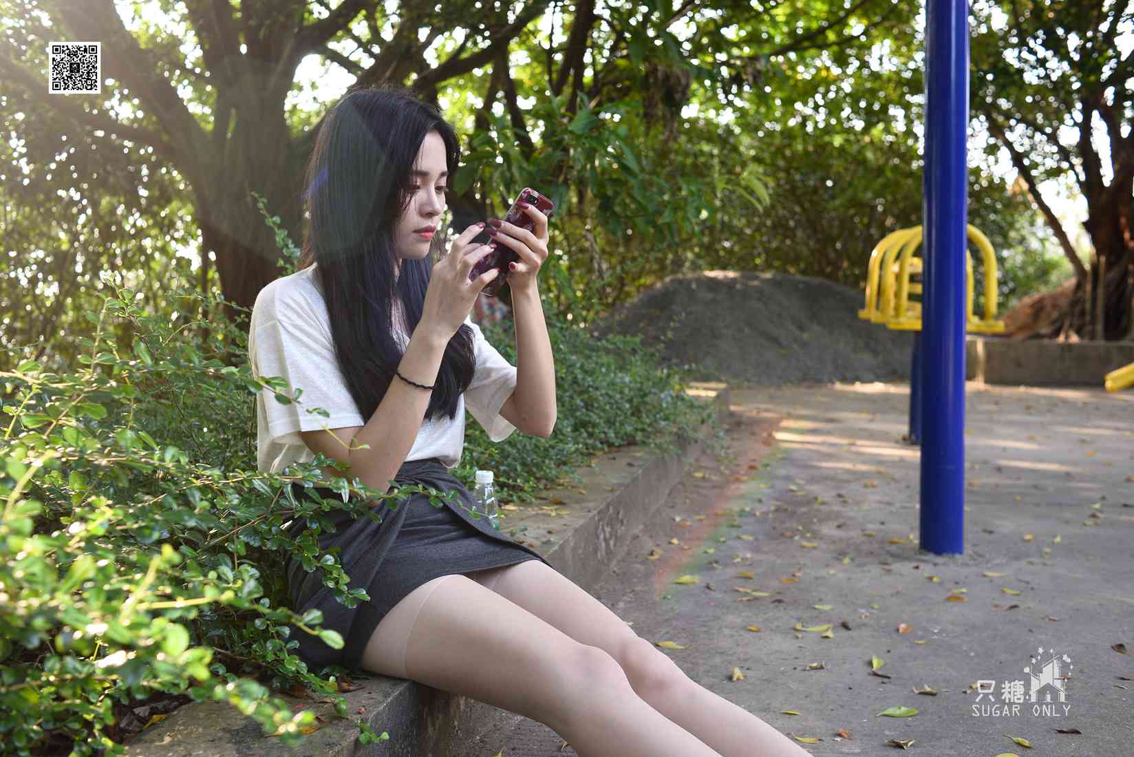 图片[89]-[只糖棉袜] NO.043 文文 包臀裙肉丝棉袜小白鞋 在线浏览 – 速更版-美库