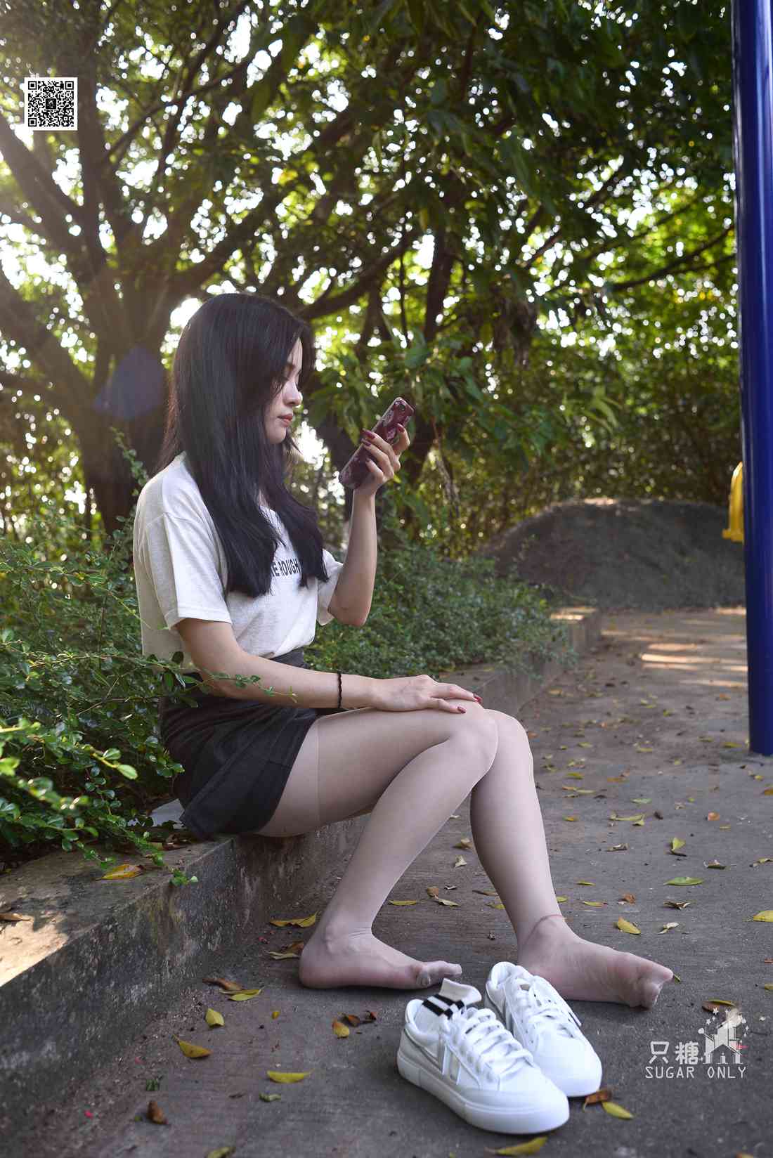 图片[256]-[只糖棉袜] NO.043 文文 包臀裙肉丝棉袜小白鞋 在线浏览 – 速更版-美库