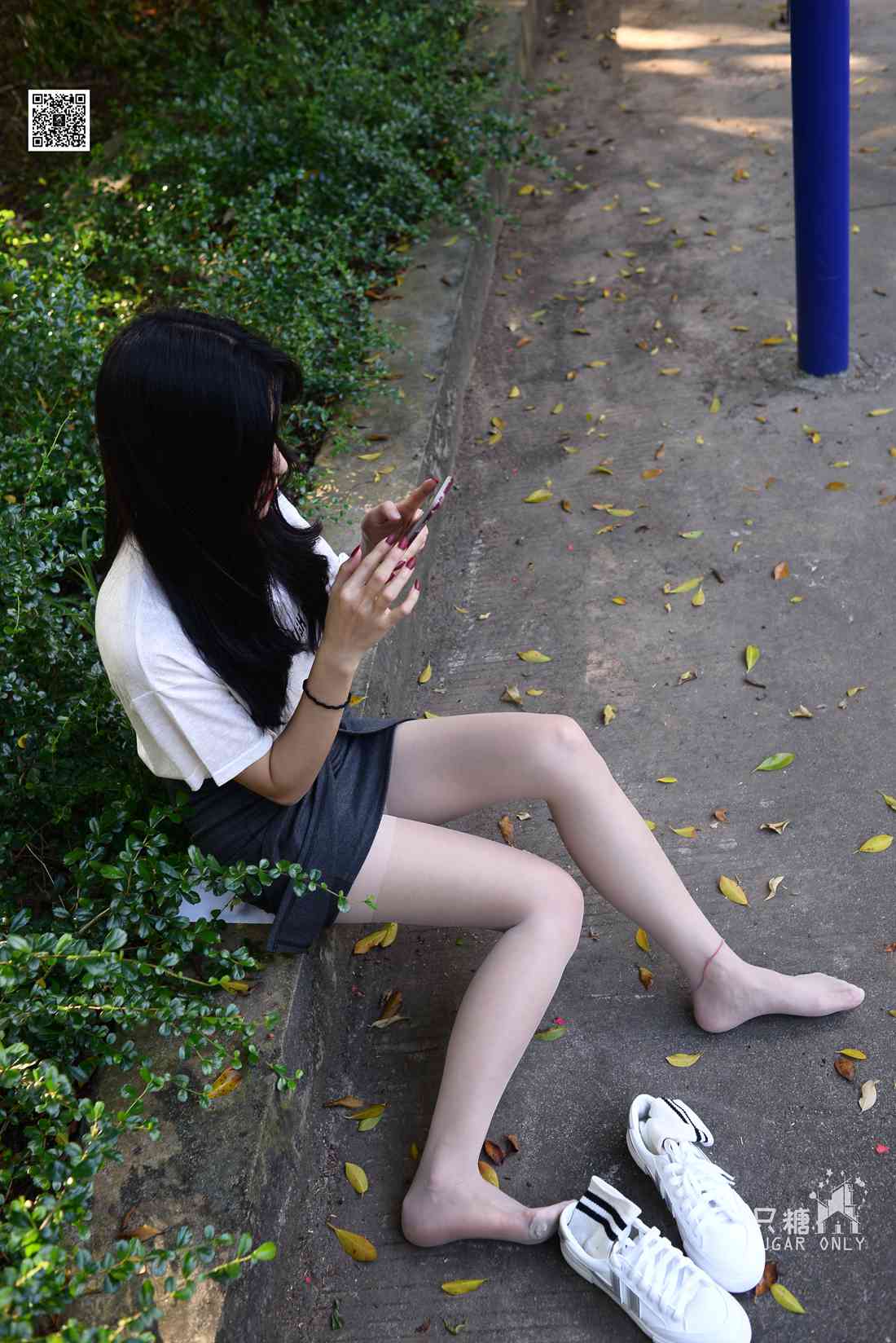 图片[245]-[只糖棉袜] NO.043 文文 包臀裙肉丝棉袜小白鞋 在线浏览 – 速更版-美库