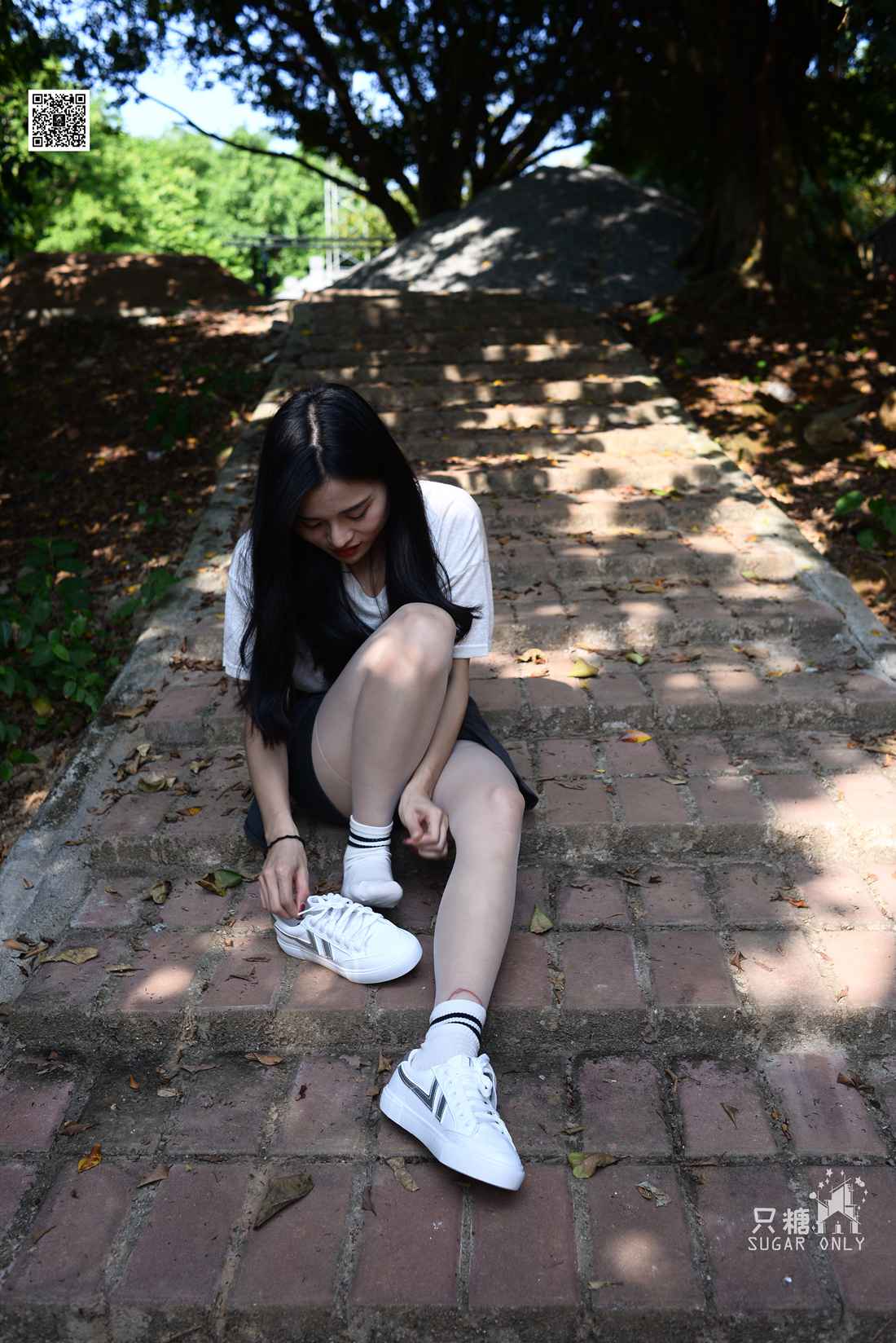 图片[180]-[只糖棉袜] NO.043 文文 包臀裙肉丝棉袜小白鞋 在线浏览 – 速更版-美库