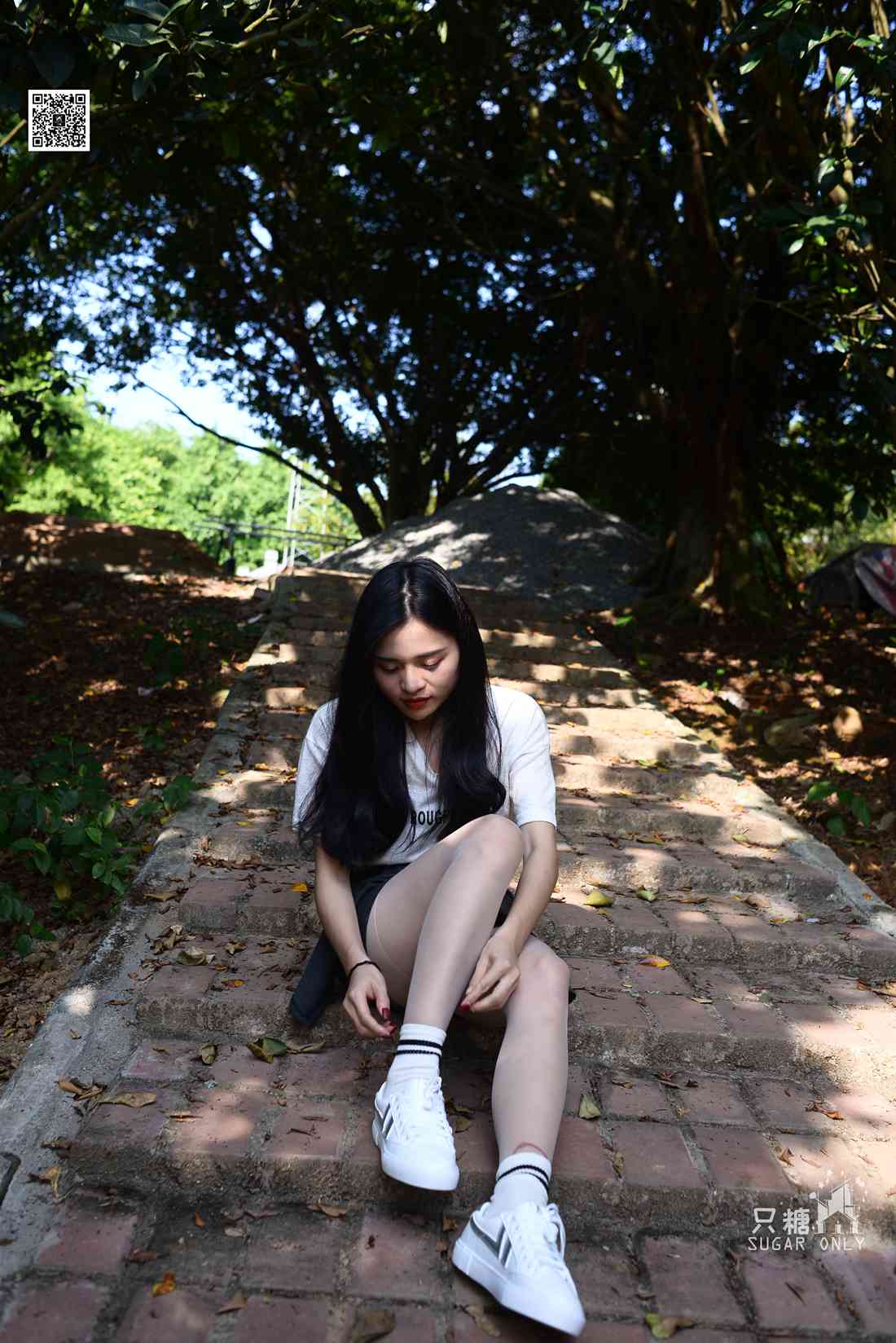 图片[280]-[只糖棉袜] NO.043 文文 包臀裙肉丝棉袜小白鞋 在线浏览 – 速更版-美库