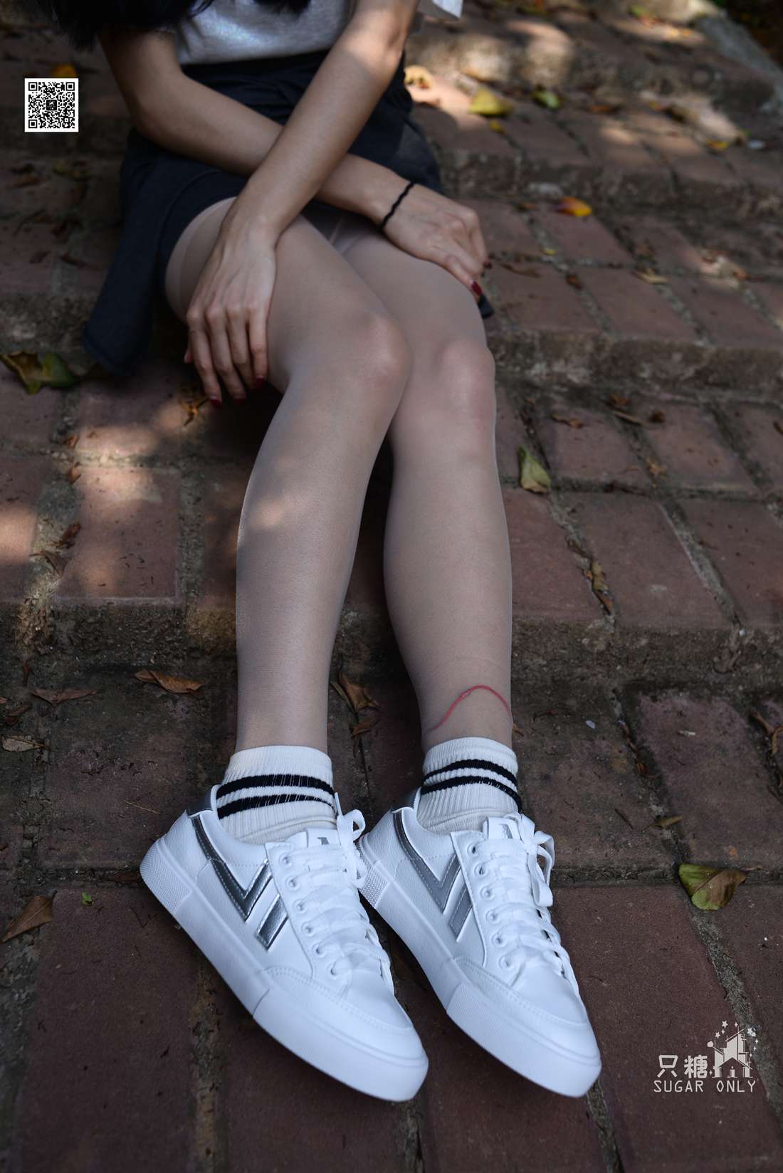 图片[80]-[只糖棉袜] NO.043 文文 包臀裙肉丝棉袜小白鞋 在线浏览 – 速更版-美库