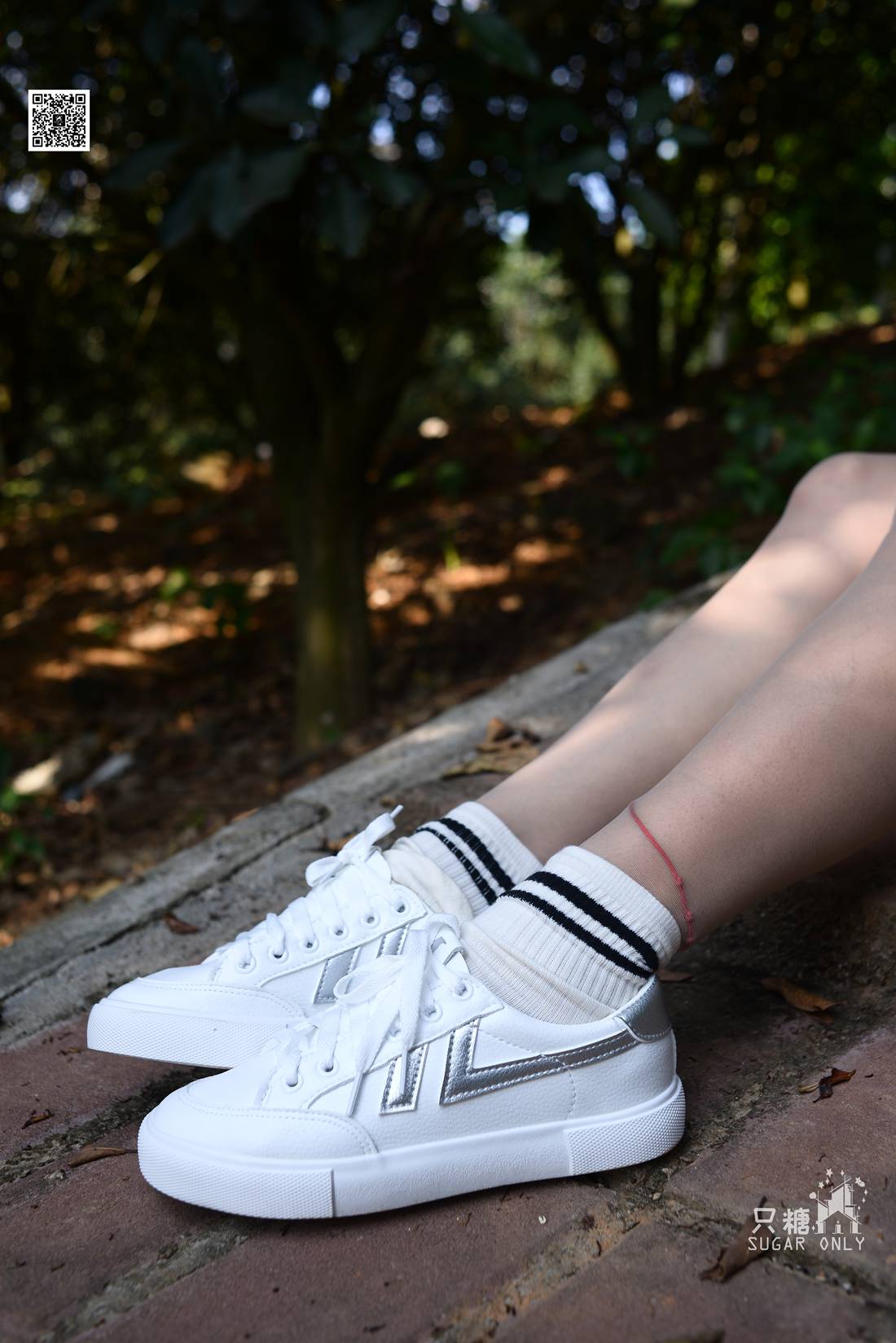 图片[266]-[只糖棉袜] NO.043 文文 包臀裙肉丝棉袜小白鞋 在线浏览 – 速更版-美库