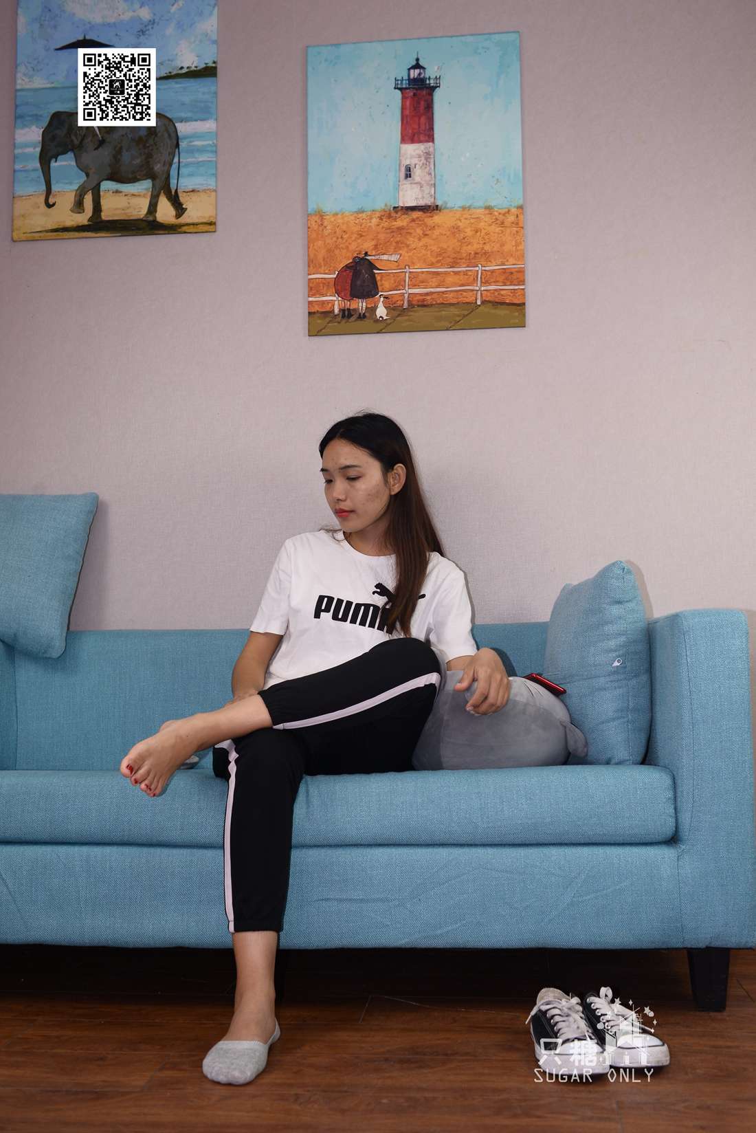 图片[41]-[只糖棉袜] NO.050 帆布鞋配黑色运动裤 在线浏览 – 速更版-美库