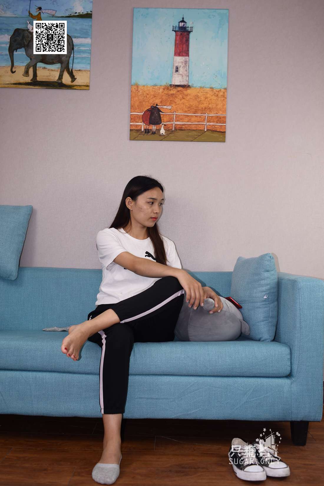 图片[21]-[只糖棉袜] NO.050 帆布鞋配黑色运动裤 在线浏览 – 速更版-美库