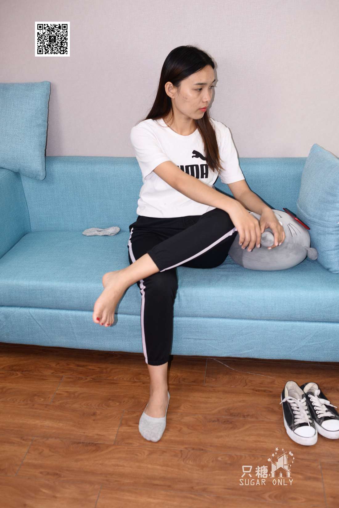 图片[184]-[只糖棉袜] NO.050 帆布鞋配黑色运动裤 在线浏览 – 速更版-美库