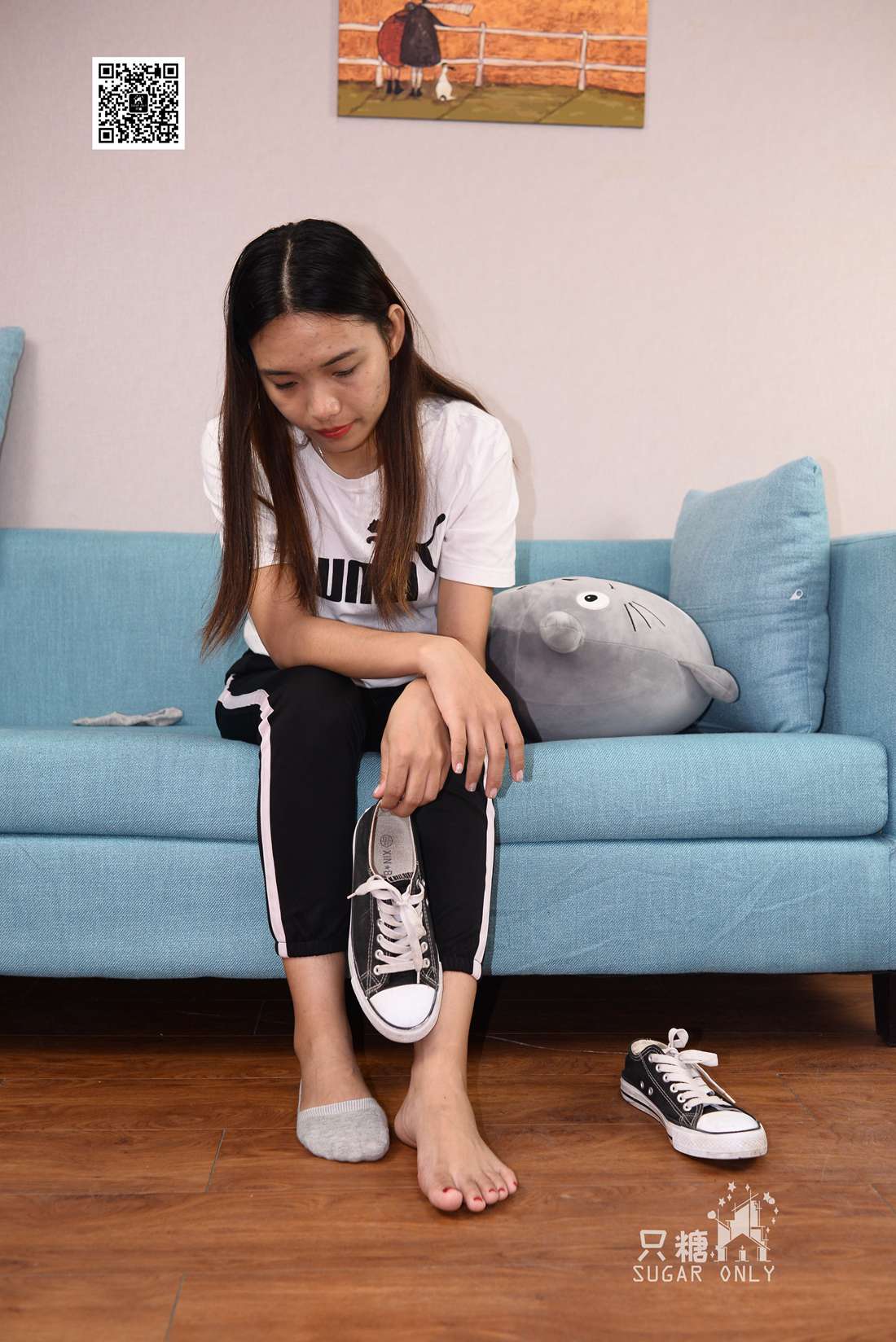 图片[217]-[只糖棉袜] NO.050 帆布鞋配黑色运动裤 在线浏览 – 速更版-美库