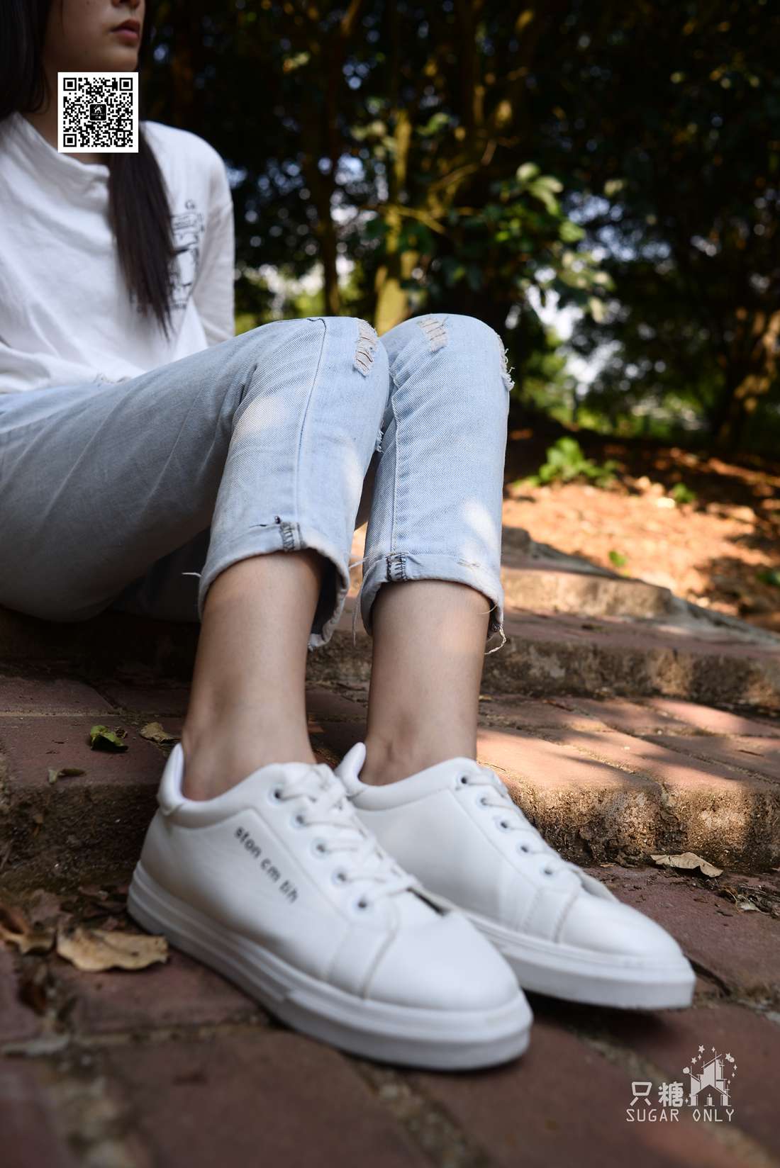 图片[200]-[只糖棉袜] NO.052 嘉琪 林间小白鞋 在线浏览 – 速更版-美库
