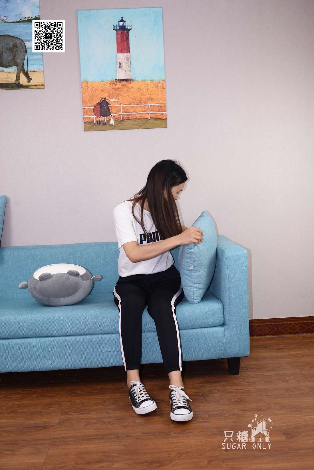 图片[8]-[只糖棉袜] NO.050 帆布鞋配黑色运动裤 在线浏览 – 速更版-美库