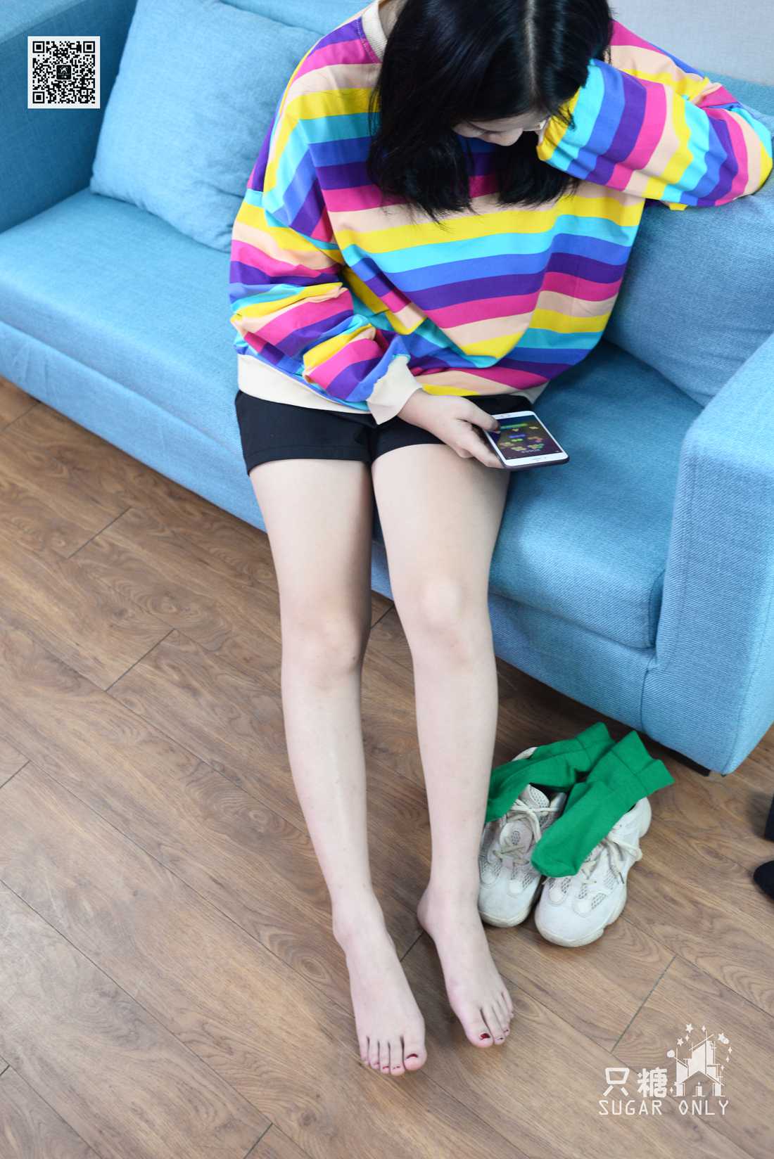 图片[199]-[只糖棉袜] NO.045 野鹿 彩虹糖给我一颗好不好 在线浏览 – 速更版-美库