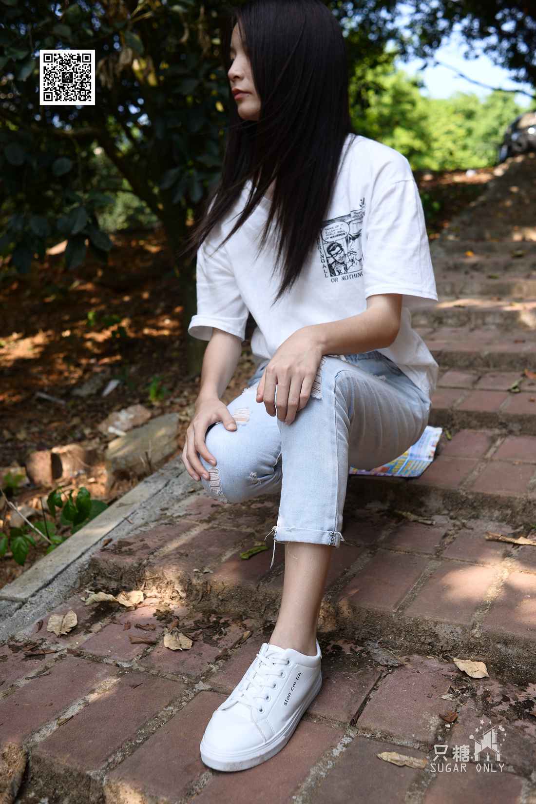 图片[24]-[只糖棉袜] NO.052 嘉琪 林间小白鞋 在线浏览 – 速更版-美库