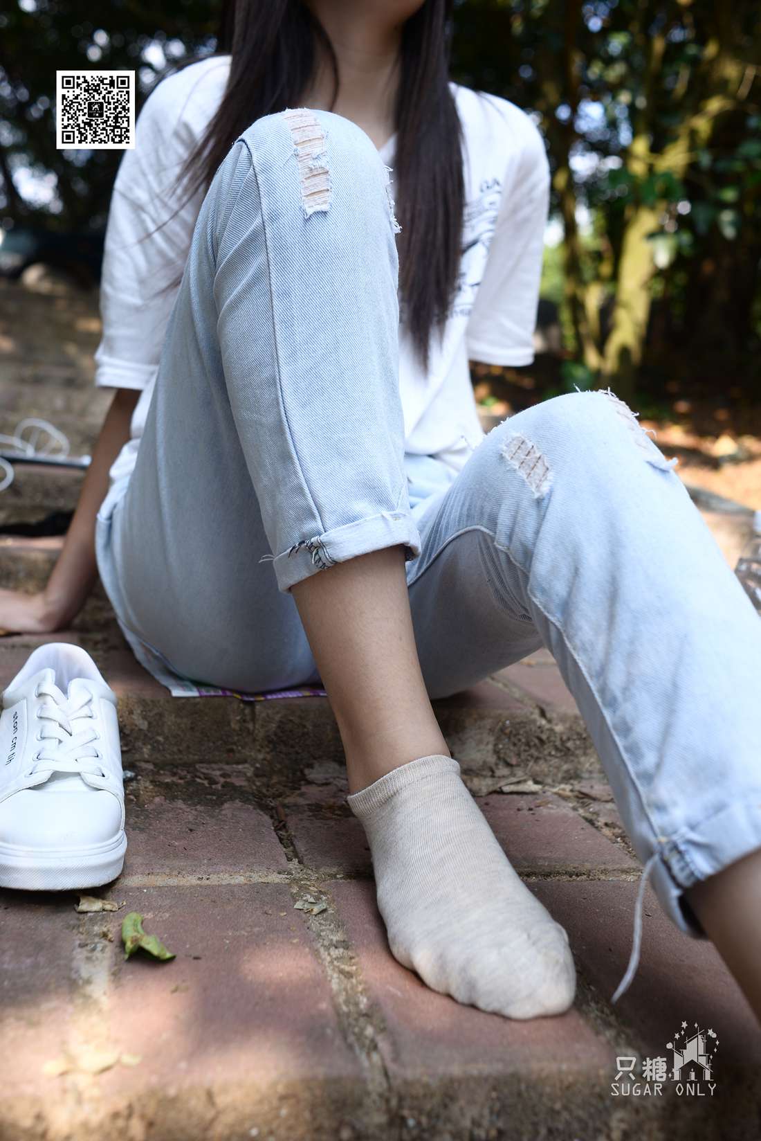 图片[22]-[只糖棉袜] NO.052 嘉琪 林间小白鞋 在线浏览 – 速更版-美库