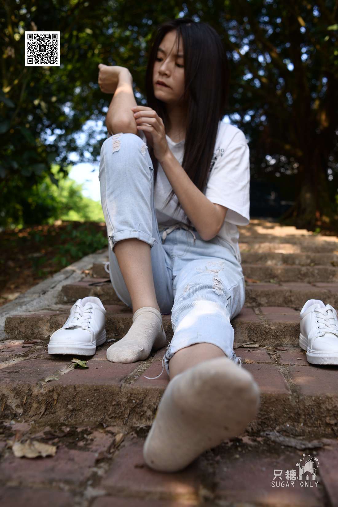 图片[67]-[只糖棉袜] NO.052 嘉琪 林间小白鞋 在线浏览 – 速更版-美库