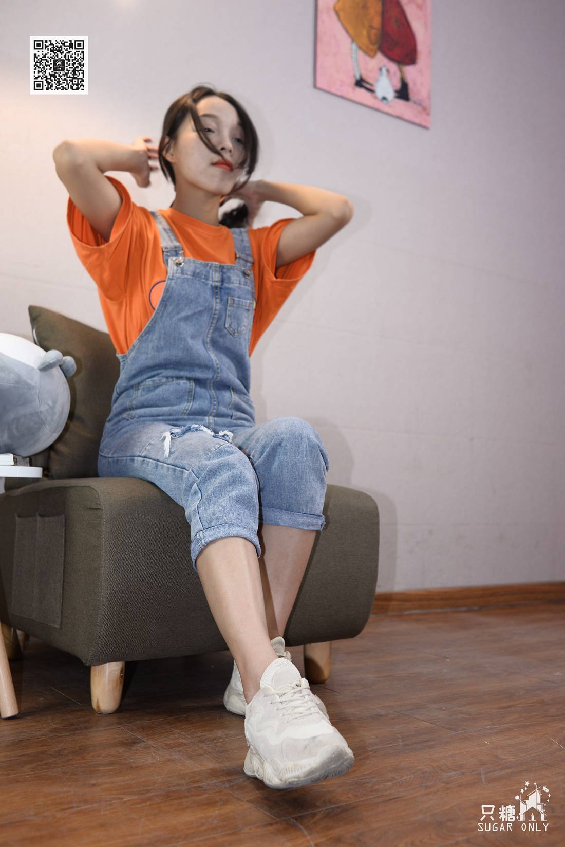 图片[5]-[只糖棉袜] NO.057 薄荷 她眼里有一弯新月 在线浏览 – 速更版-美库