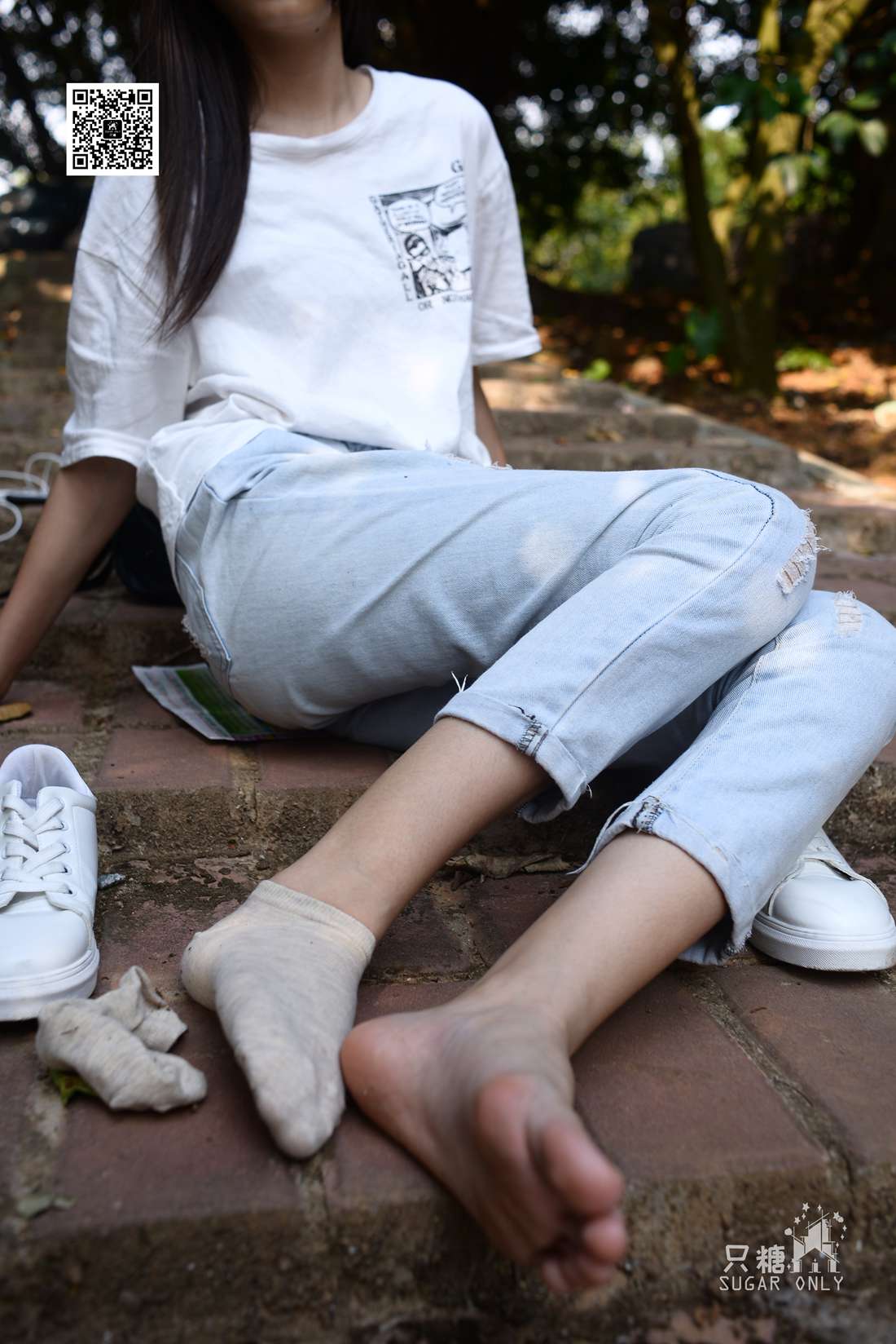 图片[204]-[只糖棉袜] NO.052 嘉琪 林间小白鞋 在线浏览 – 速更版-美库