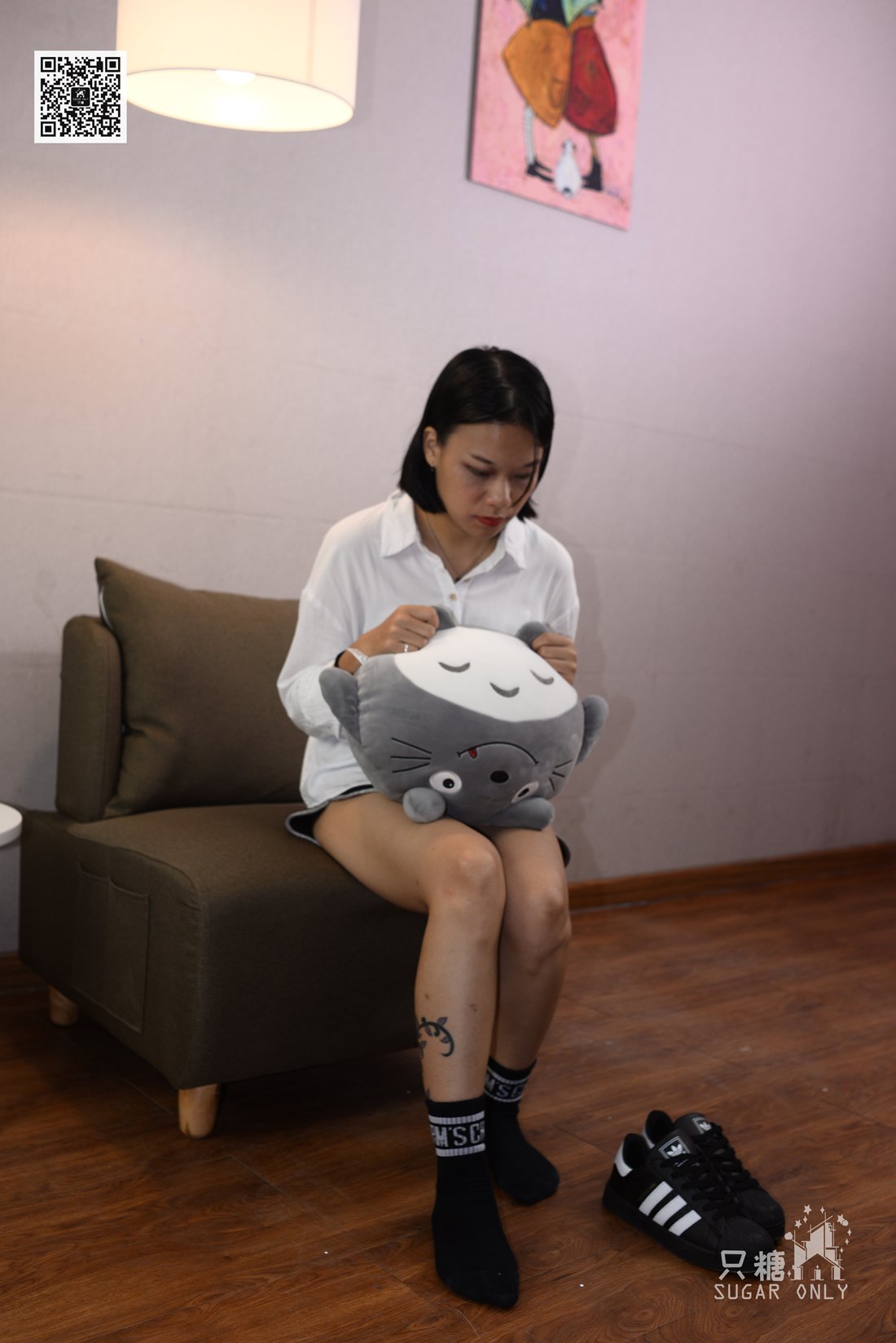 图片[6]-[只糖棉袜] NO.055 夏颜 个性十足的黑色AD贝壳头 在线浏览 – 速更版-美库