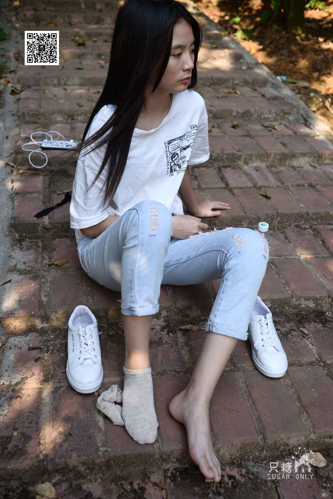 图片[46]-[只糖棉袜] NO.052 嘉琪 林间小白鞋 在线浏览 – 速更版-美库