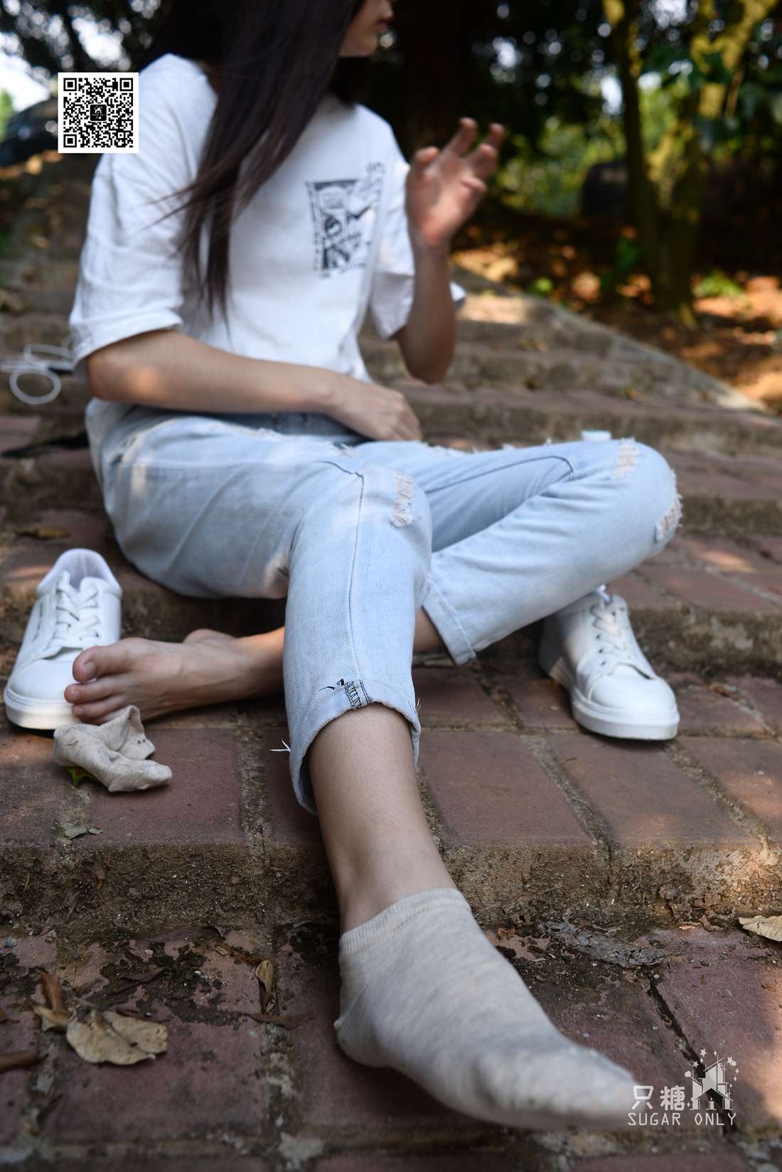 图片[115]-[只糖棉袜] NO.052 嘉琪 林间小白鞋 在线浏览 – 速更版-美库