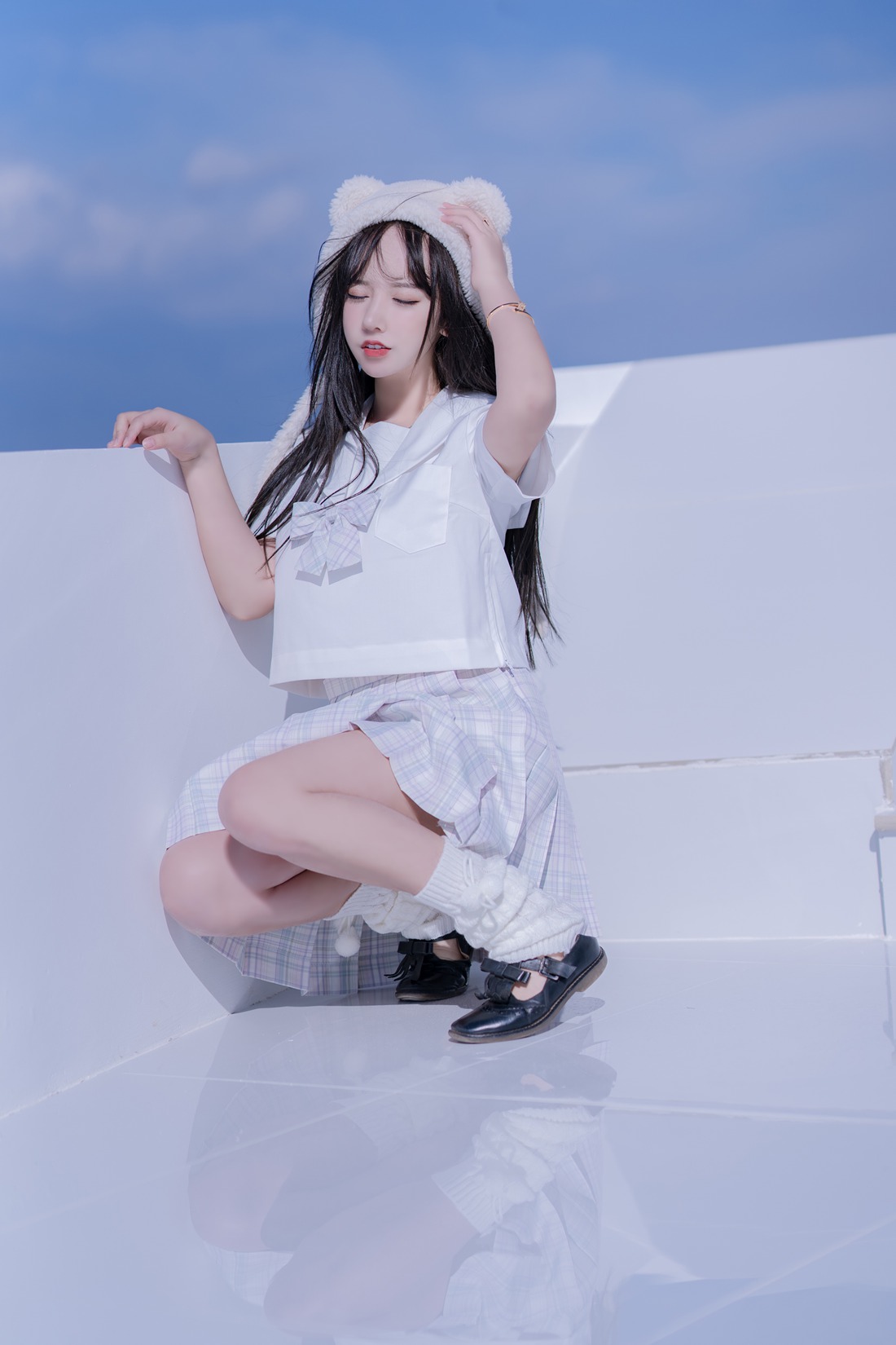 图片[3]-微博妹子@过期米线线喵 JK 在线浏览-翎羽暗房