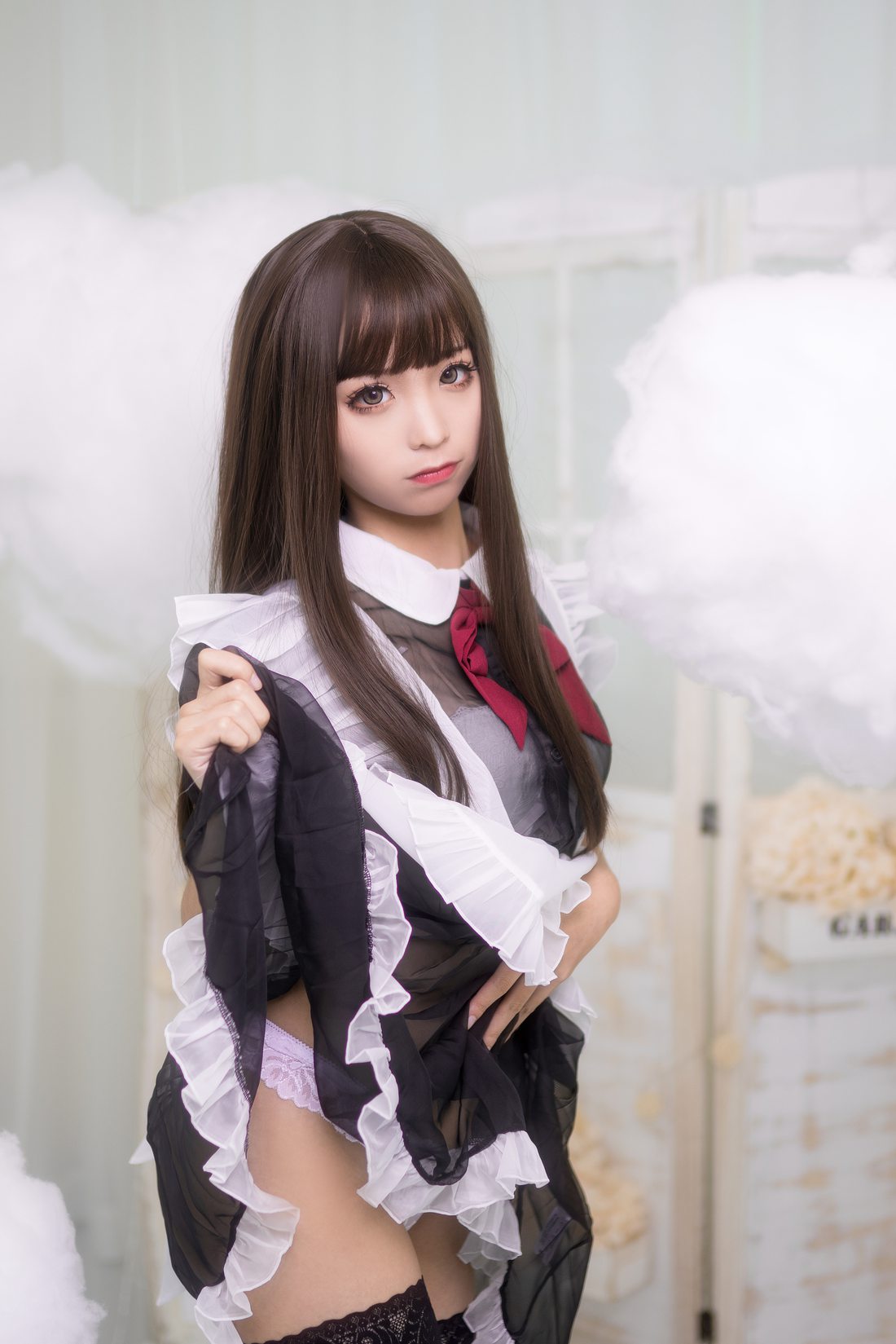 图片[5]-知名动漫博主@蠢沫沫 短透明女仆 在线浏览 – 速更版-美库