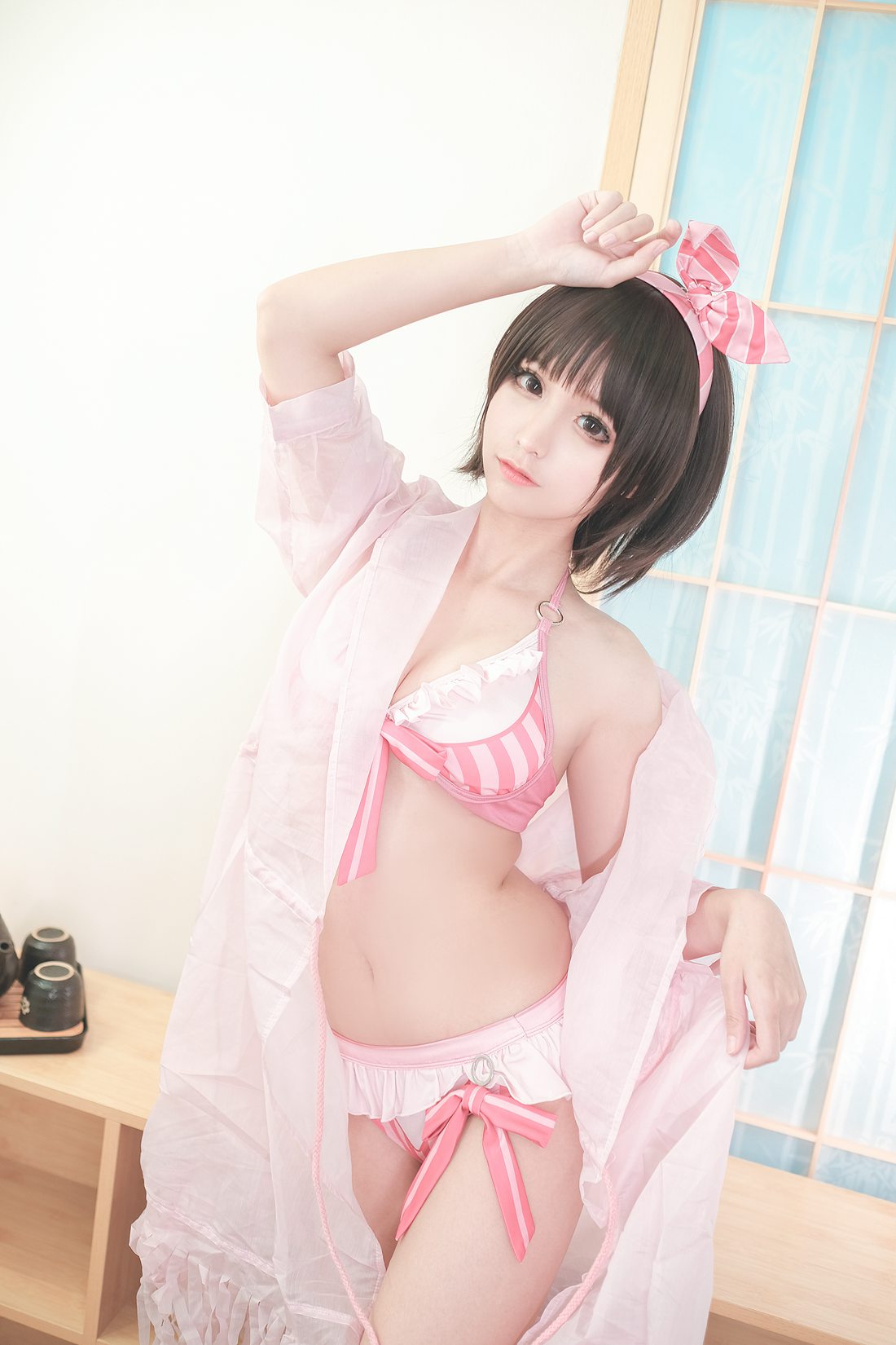 图片[29]-知名动漫博主@蠢沫沫 加藤惠泳装 在线浏览 – 速更版-美库