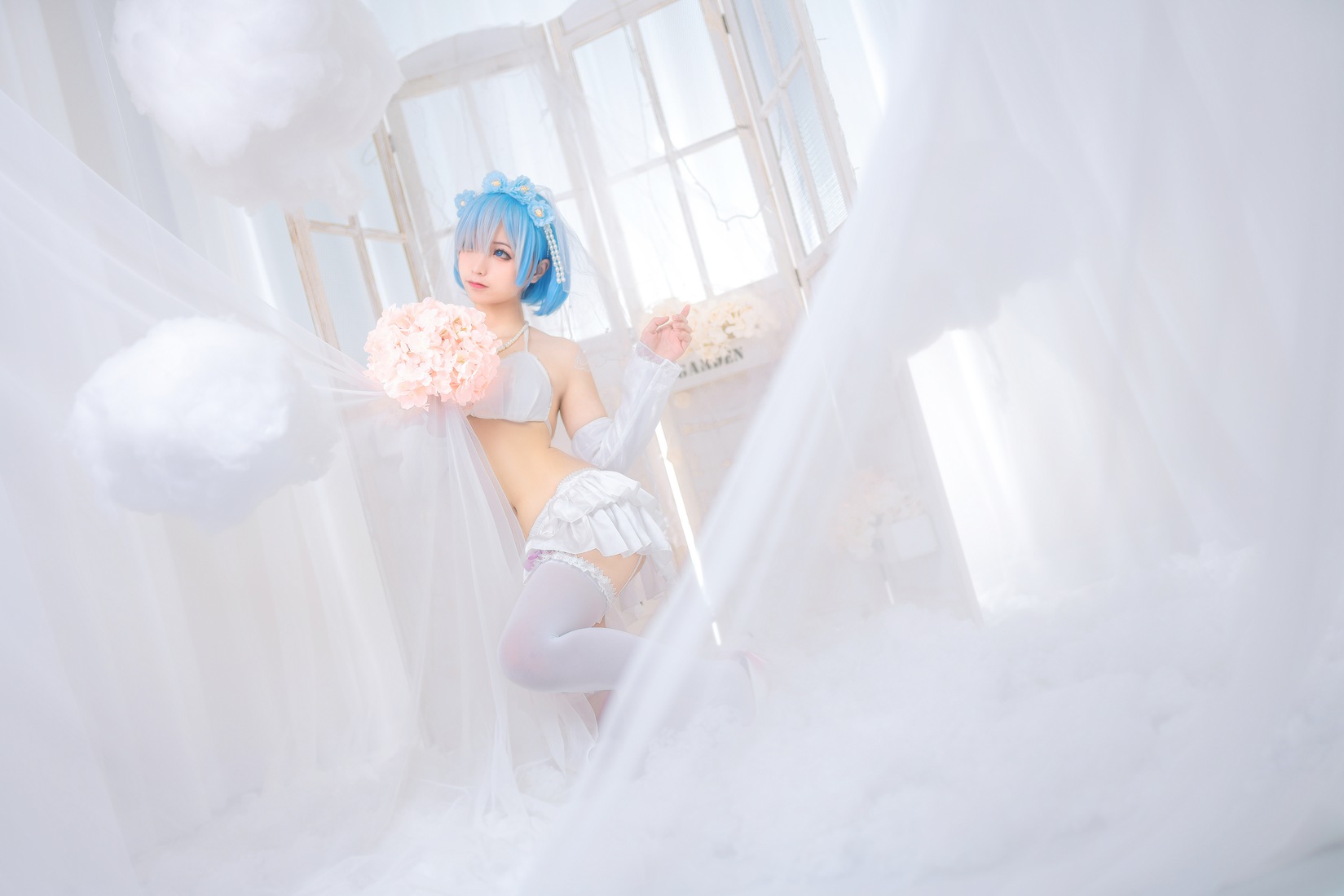 图片[4]-知名动漫博主@蠢沫沫 雷姆花嫁 在线浏览 – 速更版-美库