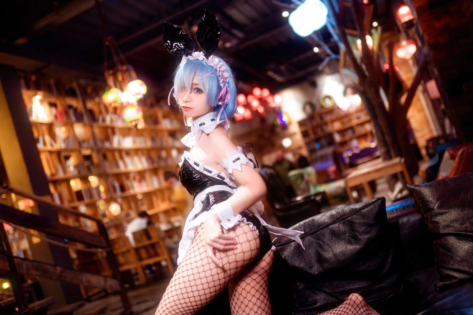 图片[6]-知名动漫博主@蠢沫沫 雷姆兔女郎 在线浏览 – 速更版-美库