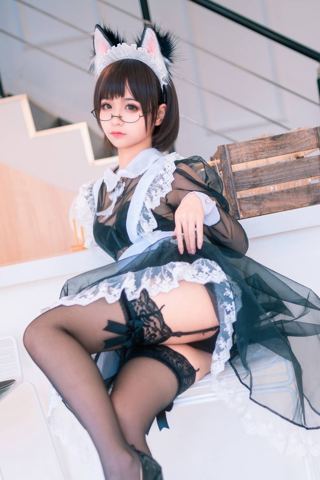 图片[7]-知名动漫博主@蠢沫沫 女仆萝莉 在线浏览 – 速更版-美库