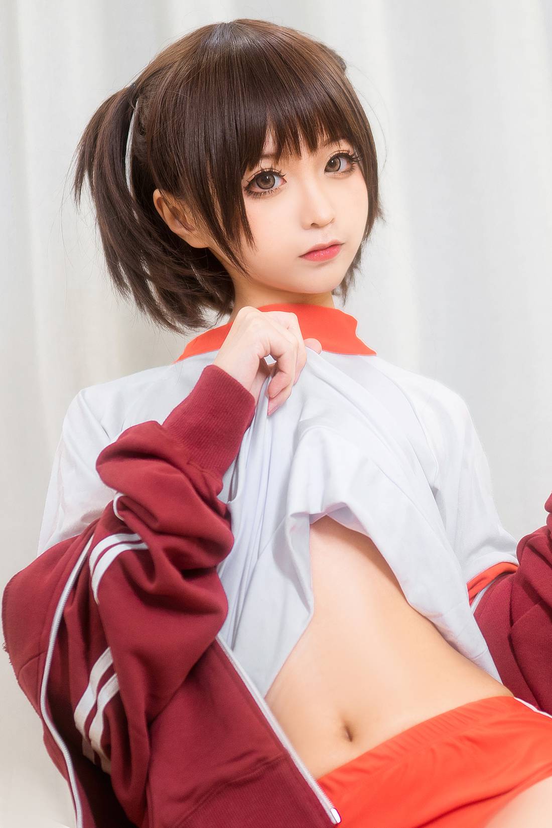 图片[38]-知名动漫博主@蠢沫沫 体操服红 在线浏览 – 速更版-美库